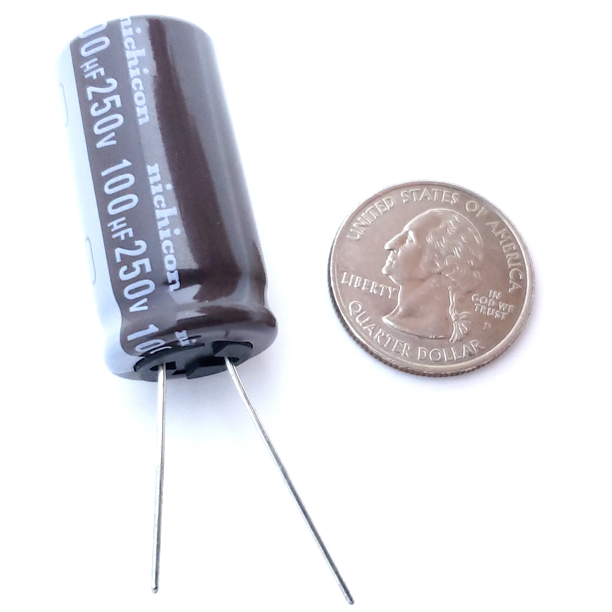 100uF 350 Volt Electrolytic Capacitor - Image 2