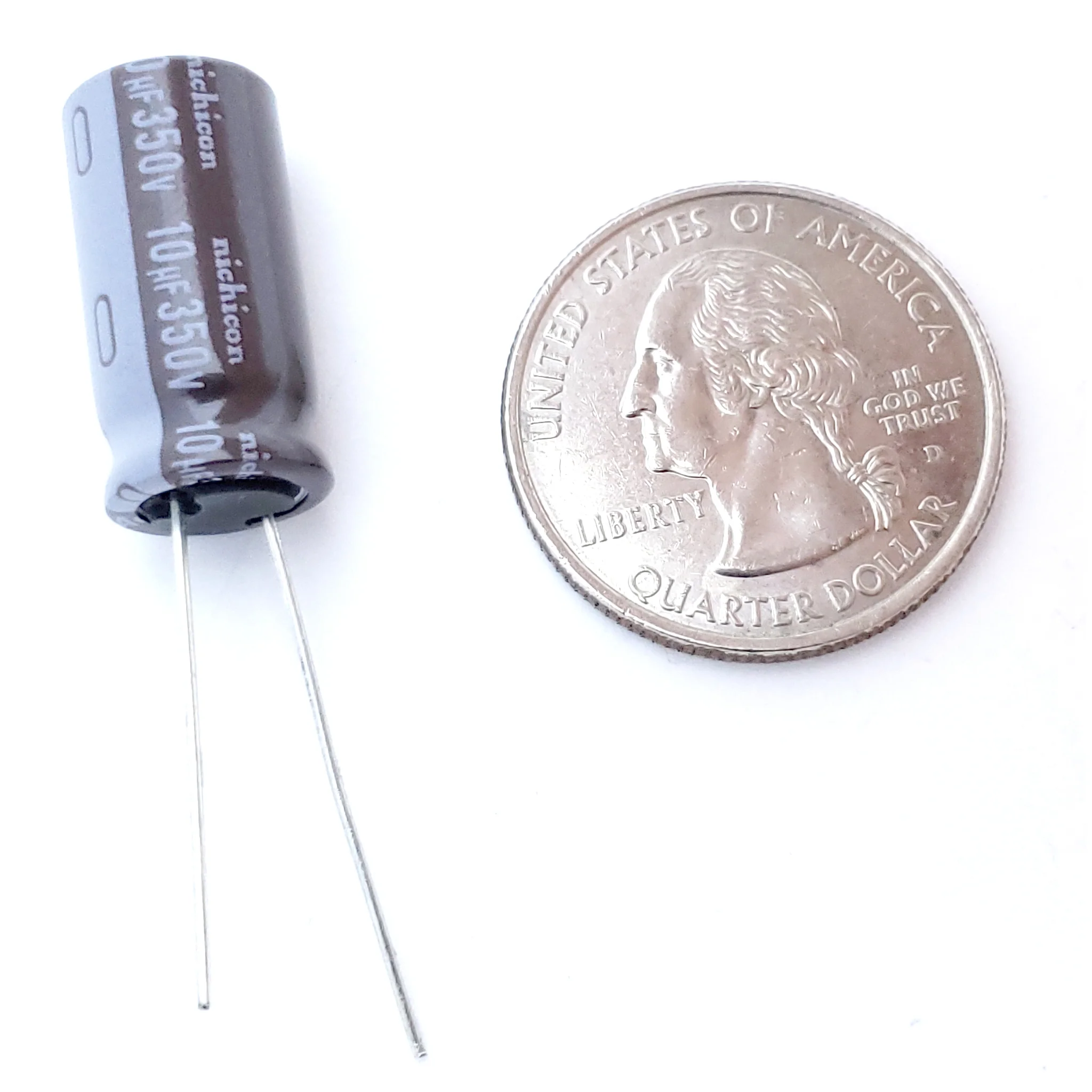 10uF 350 Volt Electrolytic Capacitor - Image 2
