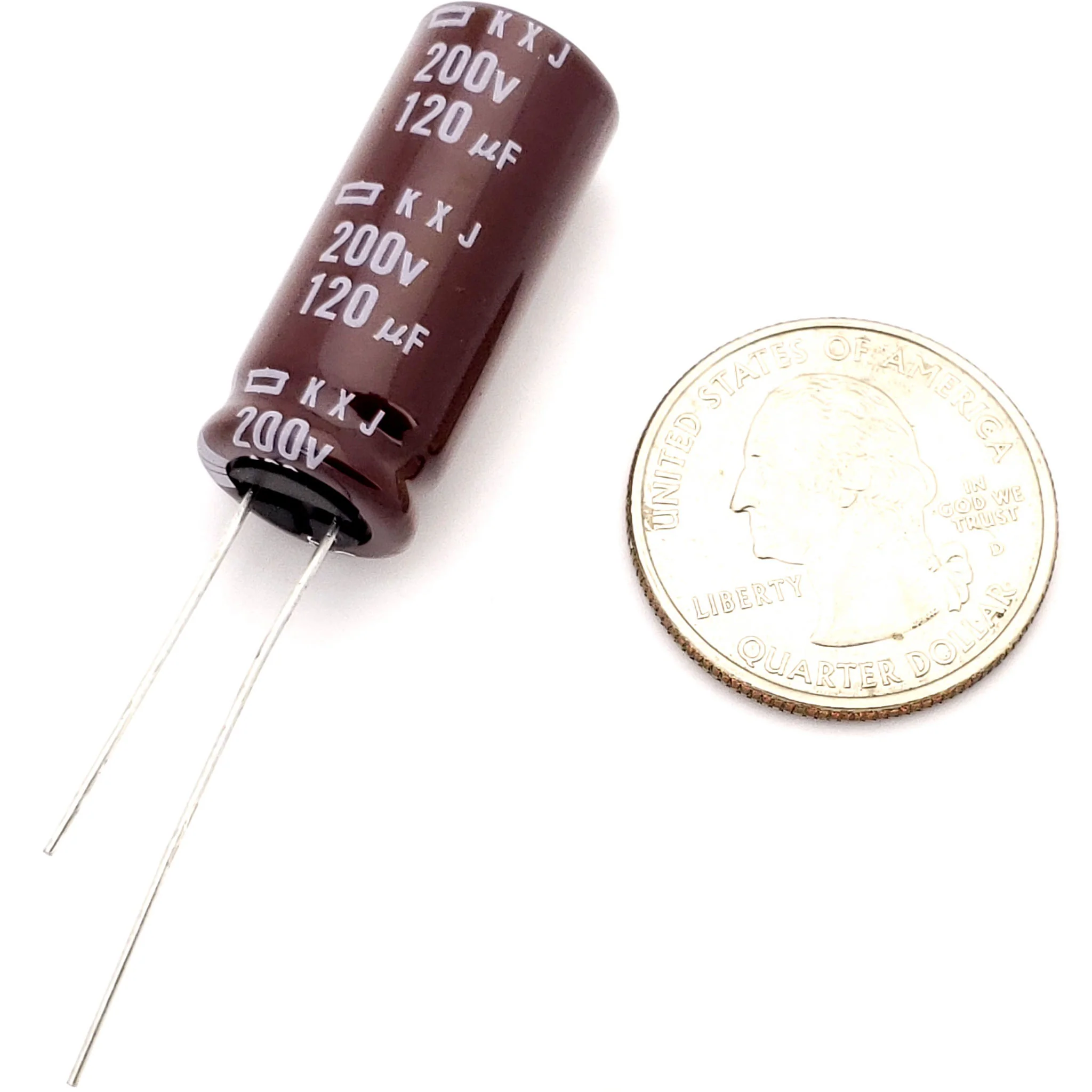 120uF 200 Volt Electrolytic Capacitor - Image 2