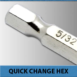 VETCO Titanium Nitride Drill Bit Set - 13 Pieces Hex Shank Quick Change Speed Lock Wood Plastic Aluminum - Image 4