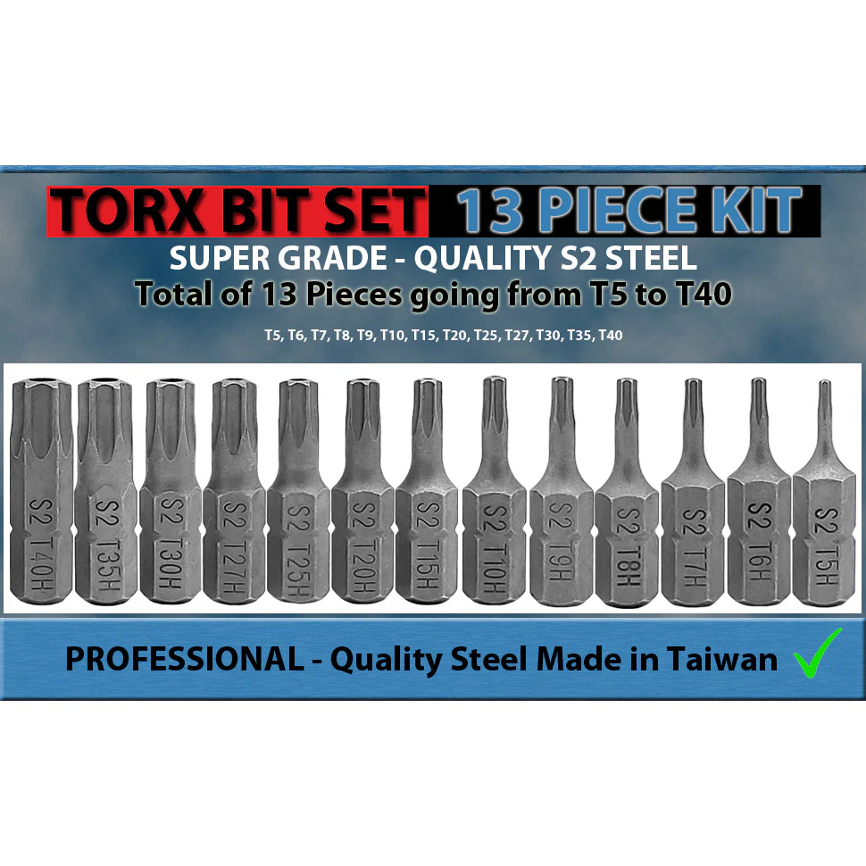 13pc Security Torx Bit Set - Image 3