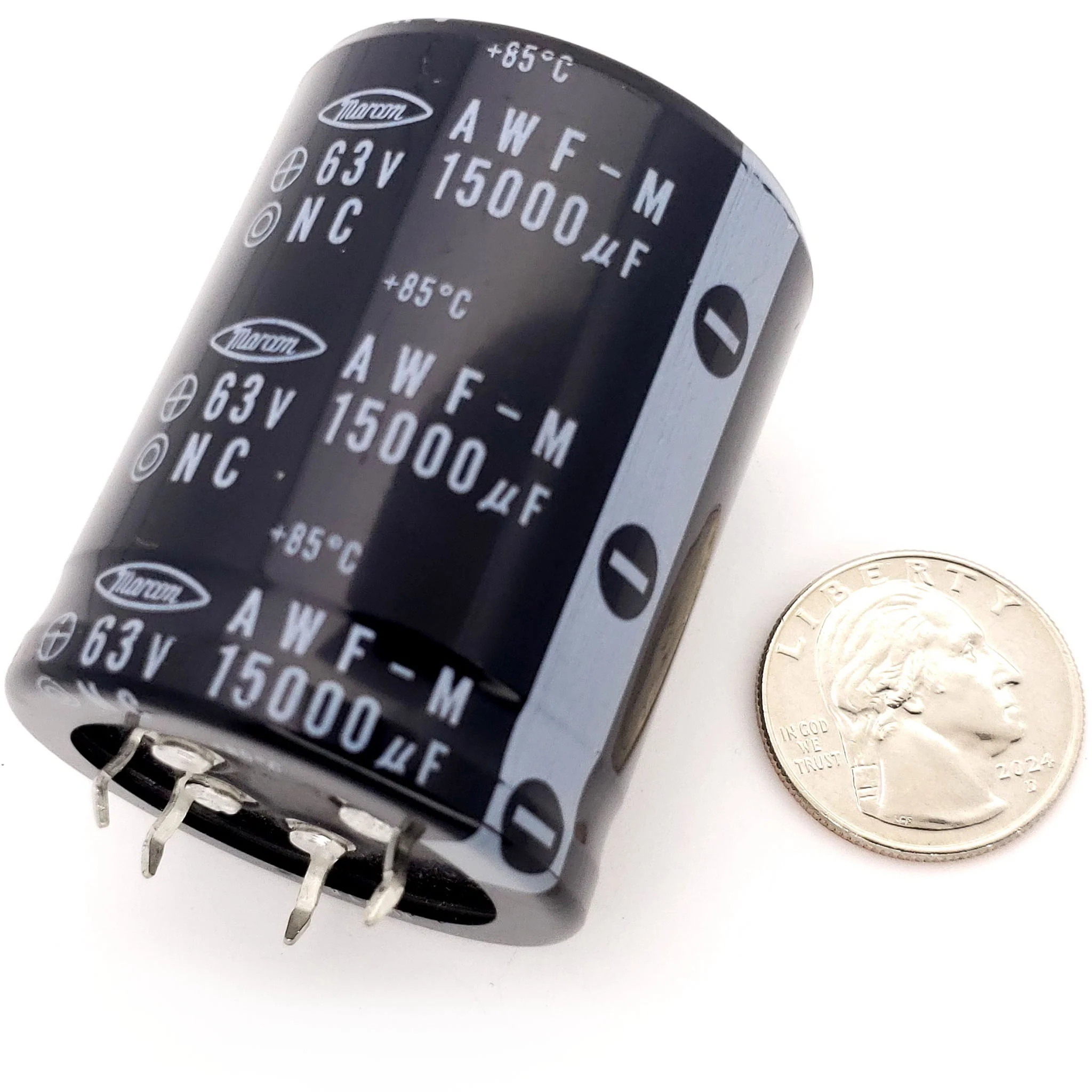 15000uF 63 Volt Electrolytic Capacitor - Image 2