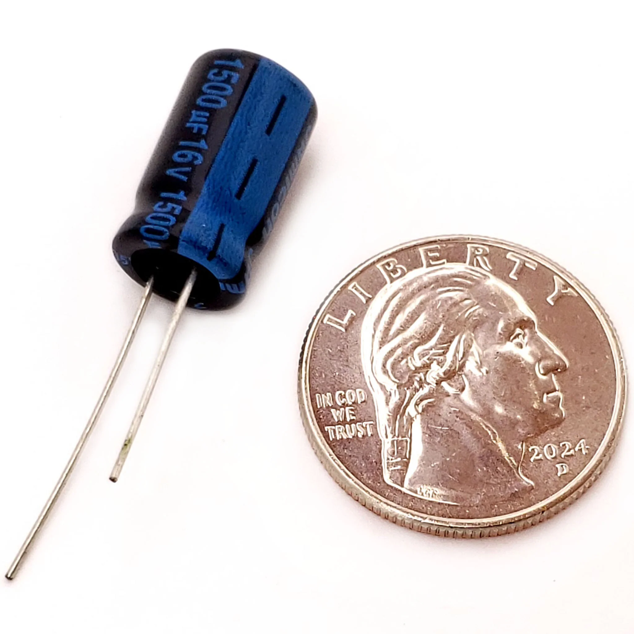 1500uF 16 Volt Electrolytic Capacitor - Image 2