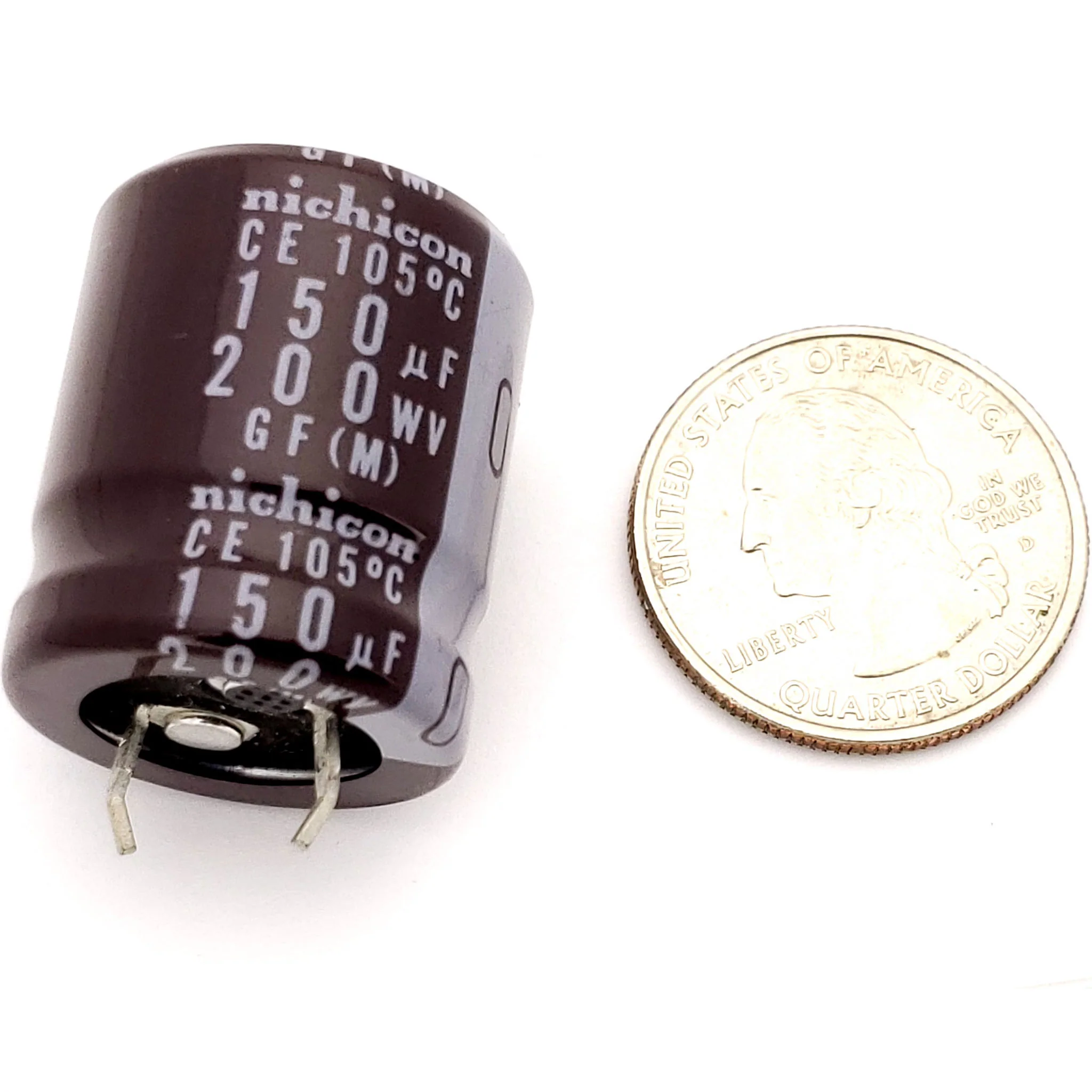150uF 200 Volt Electrolytic Capacitor - Image 2