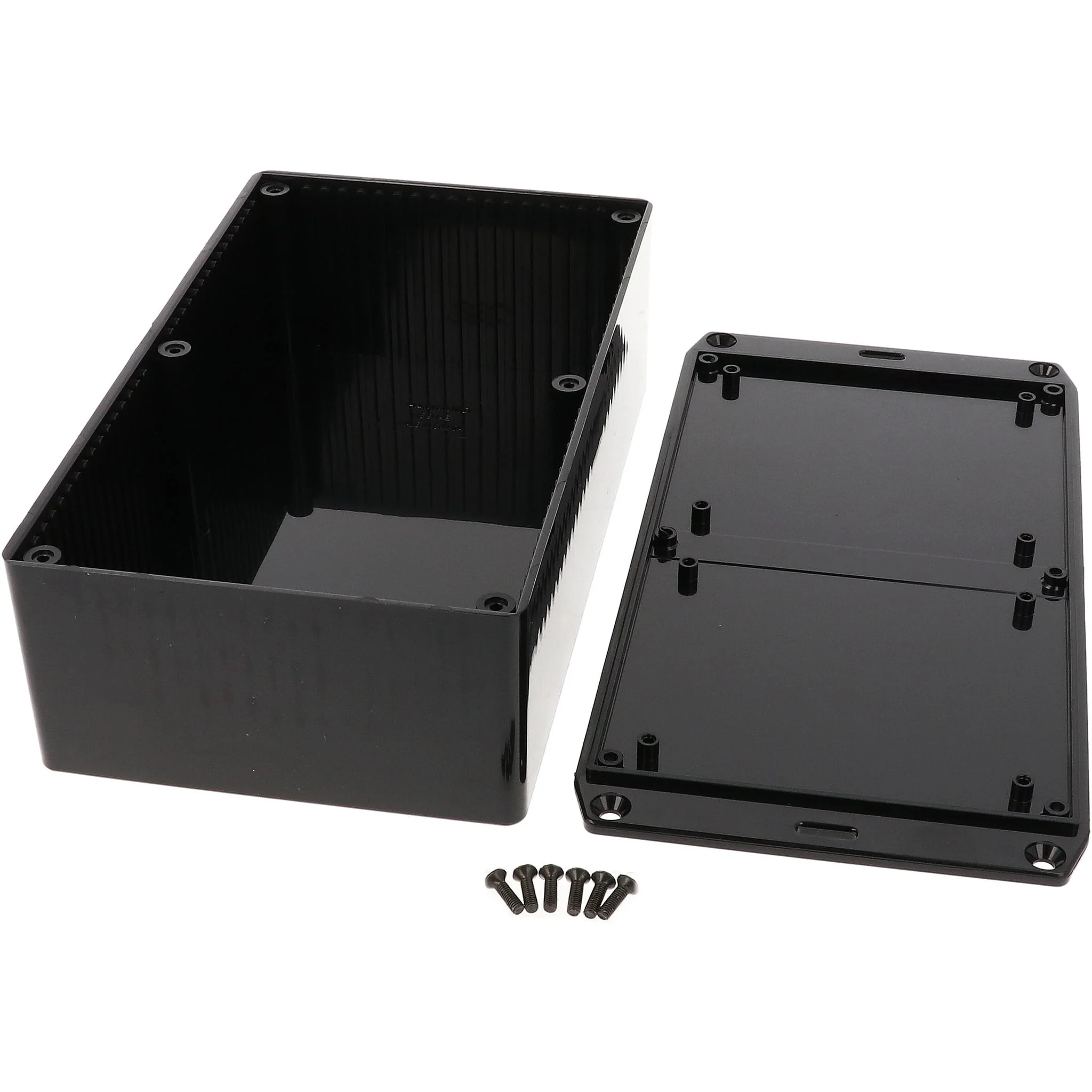 ABS Flange Box (Black w/screws) - Image 2