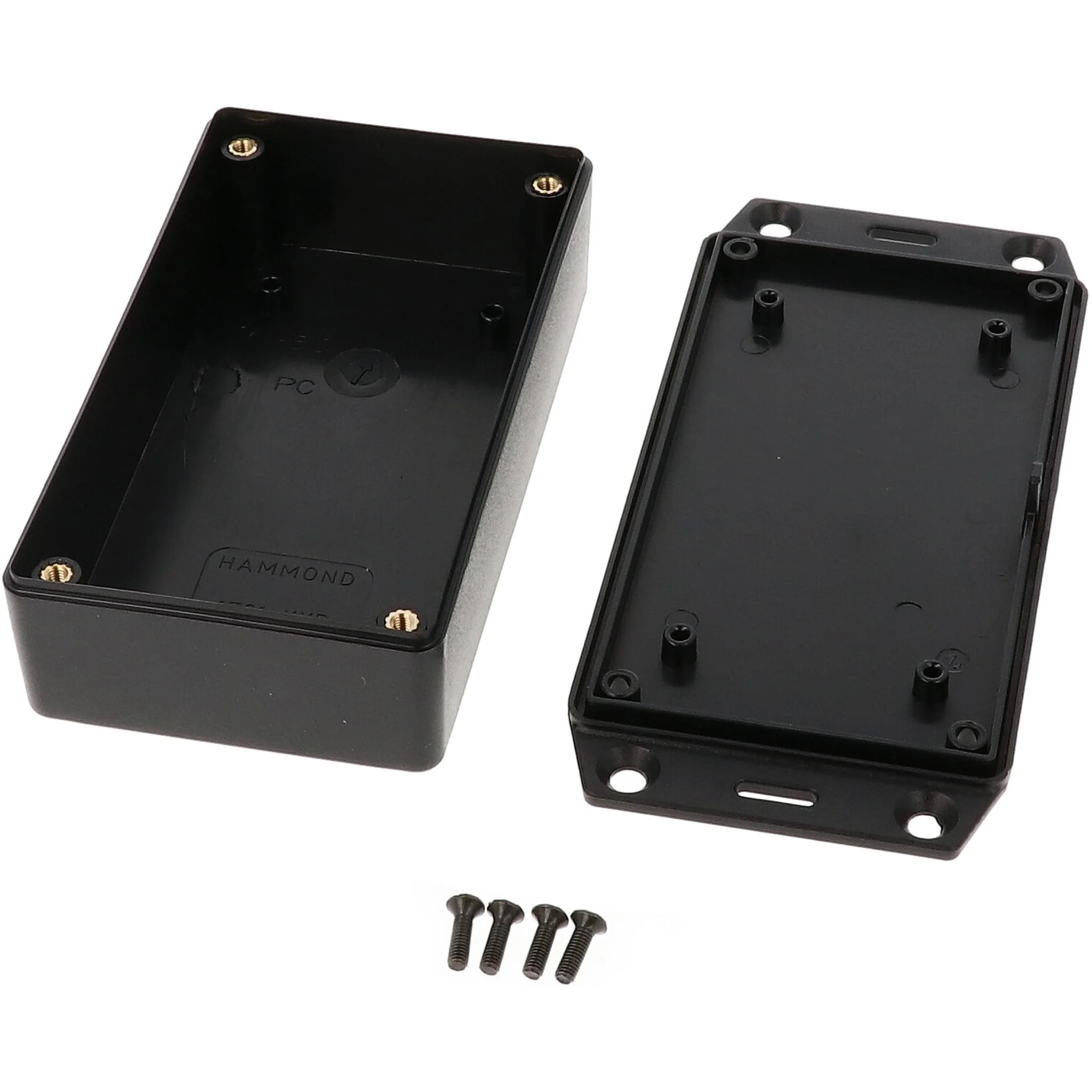 113 x 63 x 28MM ABS Box with Flanged Lid - Image 3