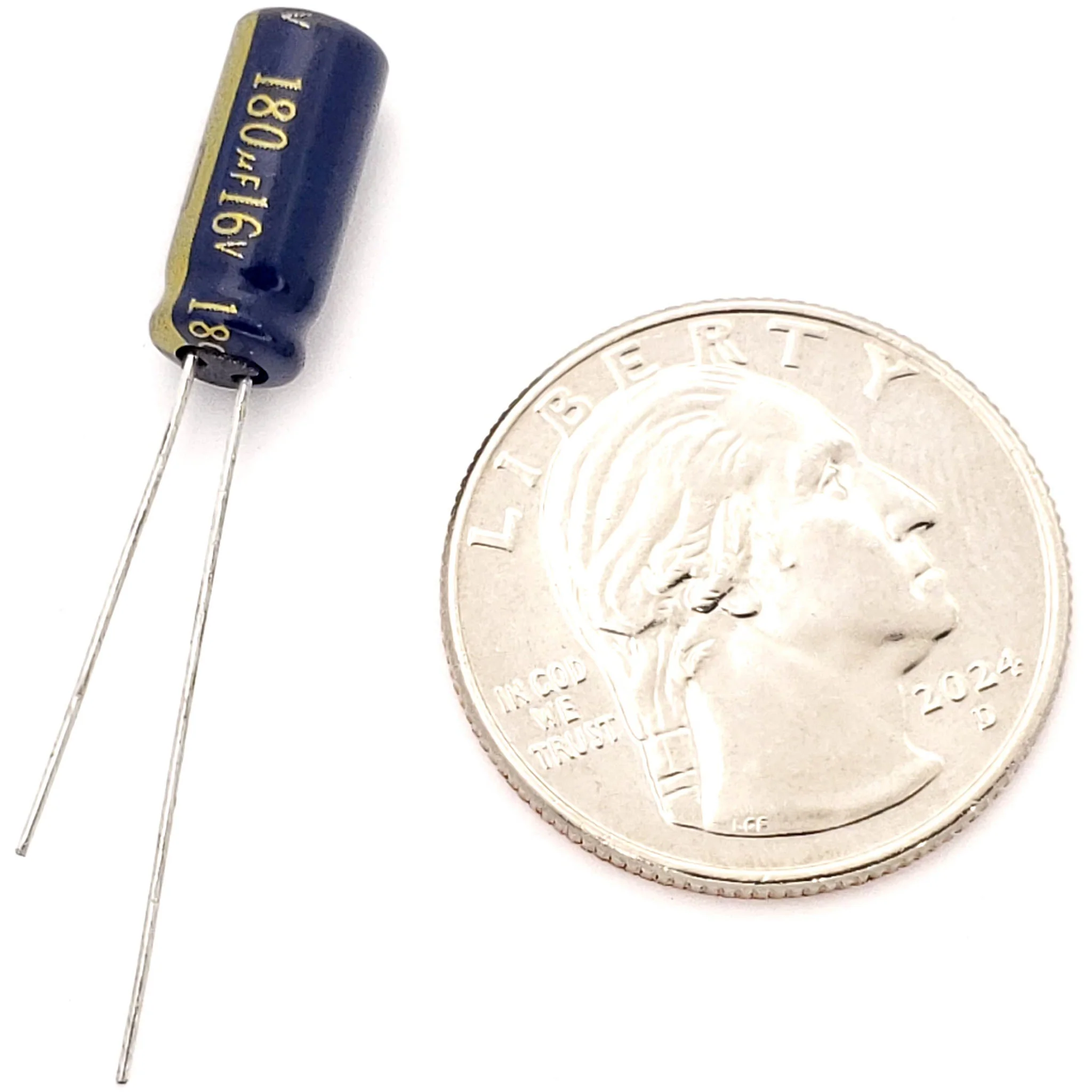 180uF 16 Volt Electrolytic Capacitor - Image 2