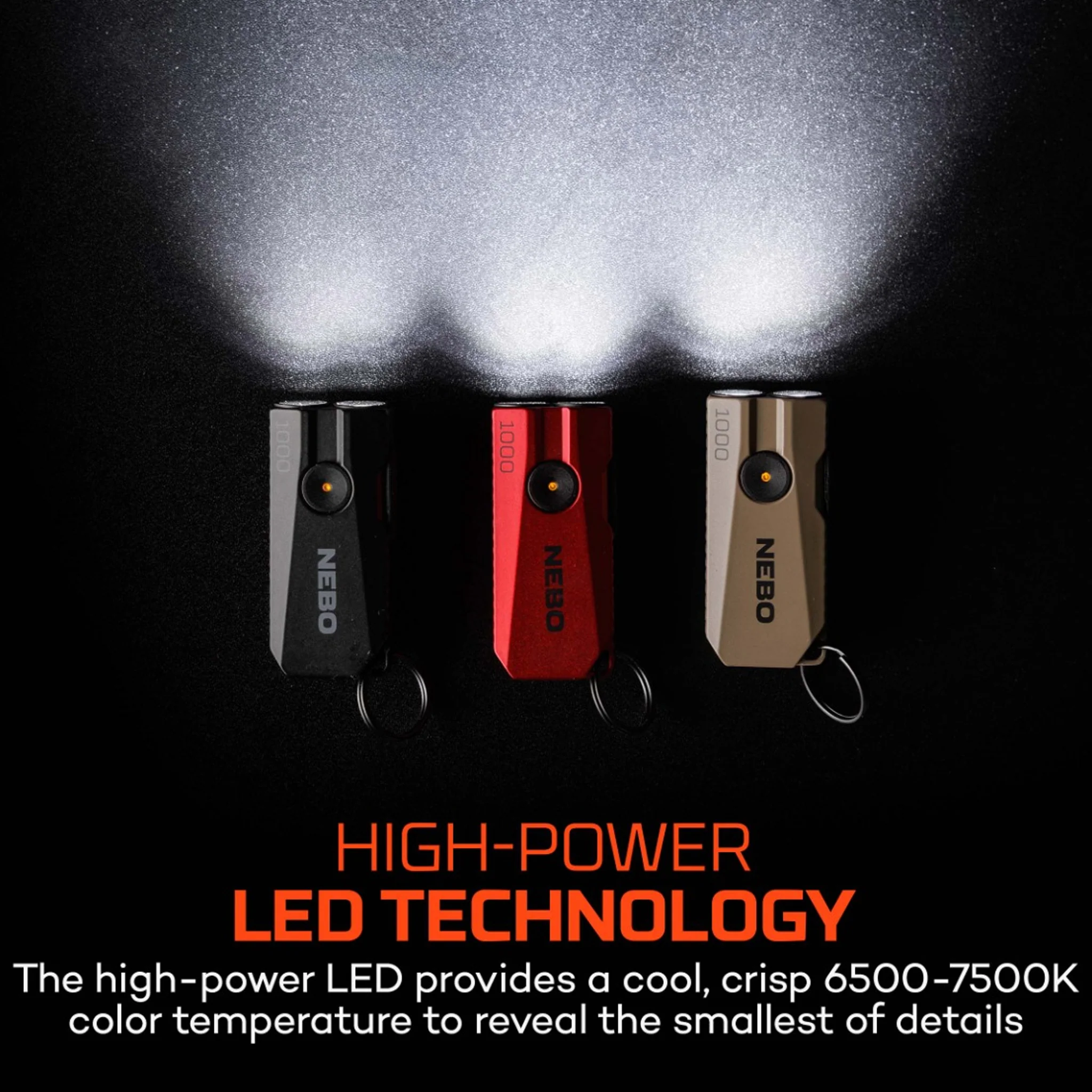 1K EDC Pocket Light Flashlight - USB C Rechargeable - NEBO - Image 3