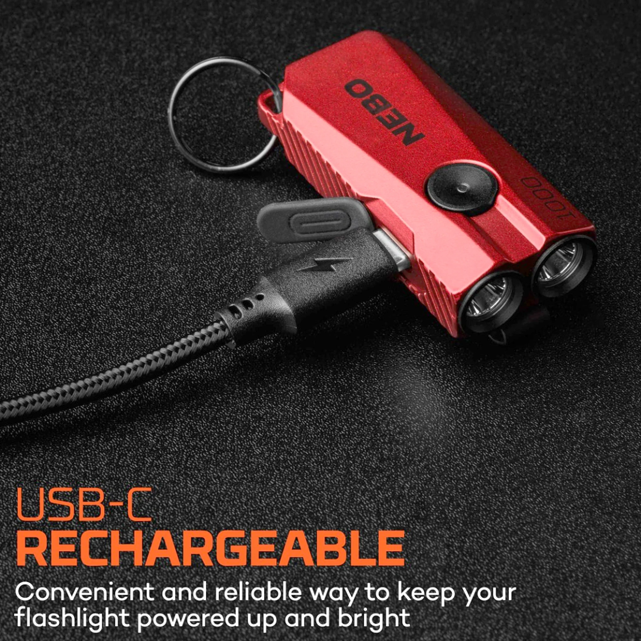 1K EDC Pocket Light Flashlight - USB C Rechargeable - NEBO - Image 5
