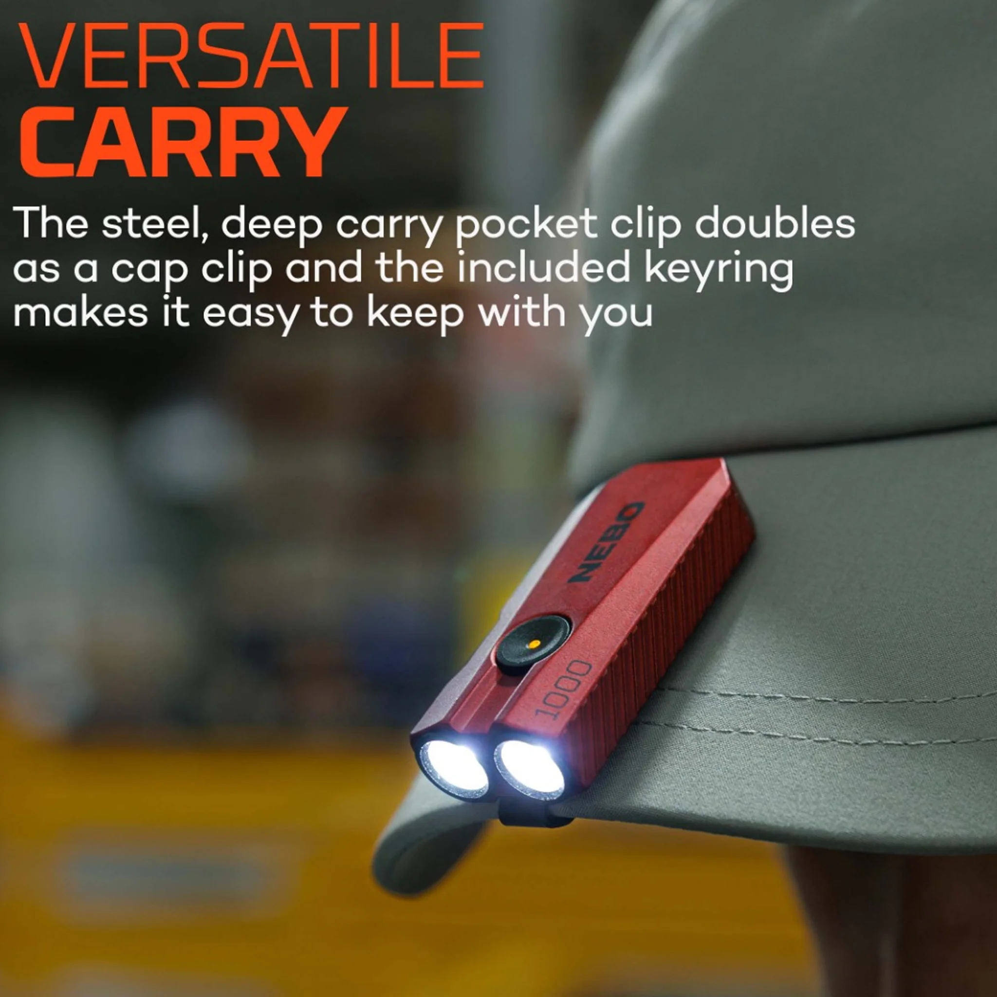 1K EDC Pocket Light Flashlight - USB C Rechargeable - NEBO - Image 6