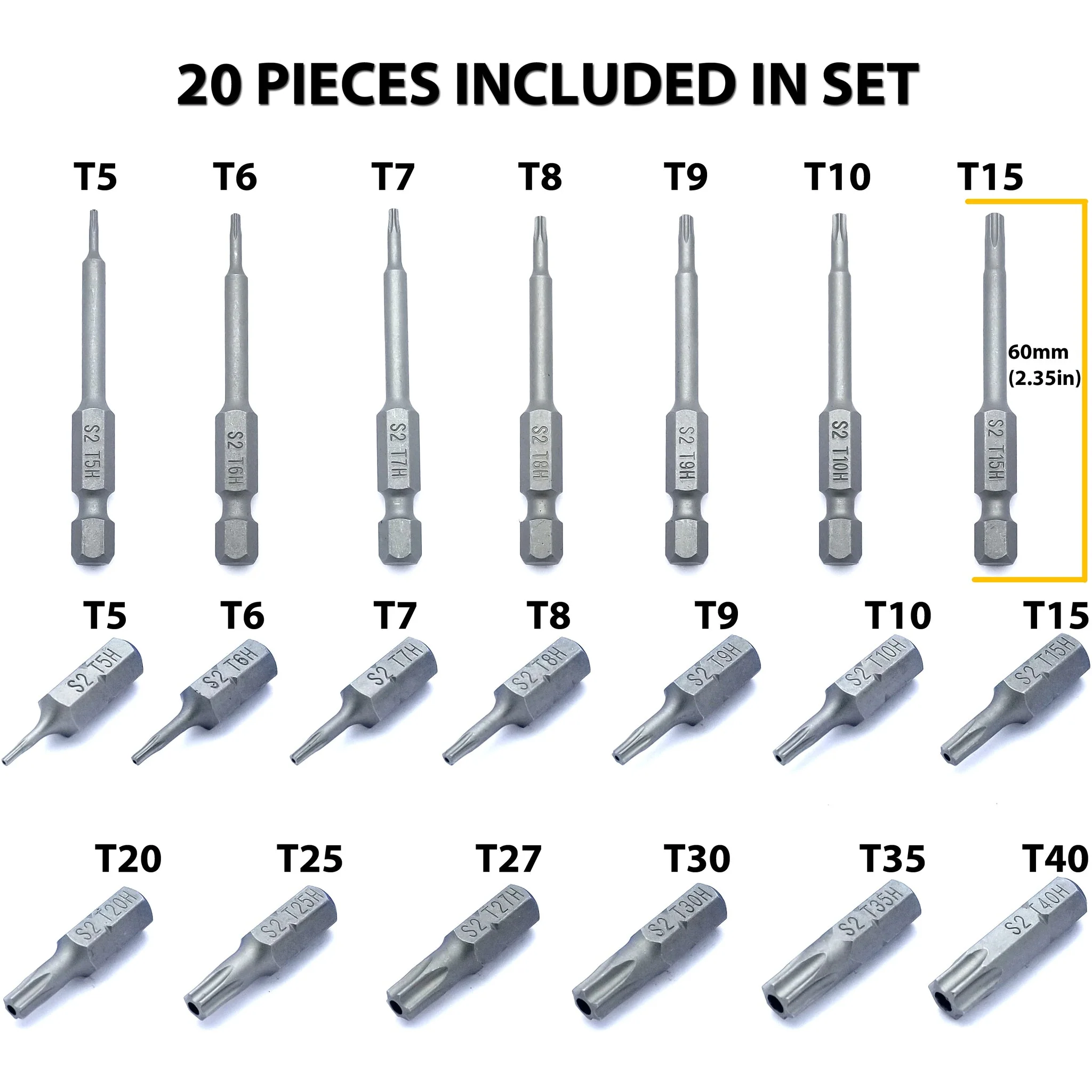 Security Torx Bit Sets (20-piece) - Image 4