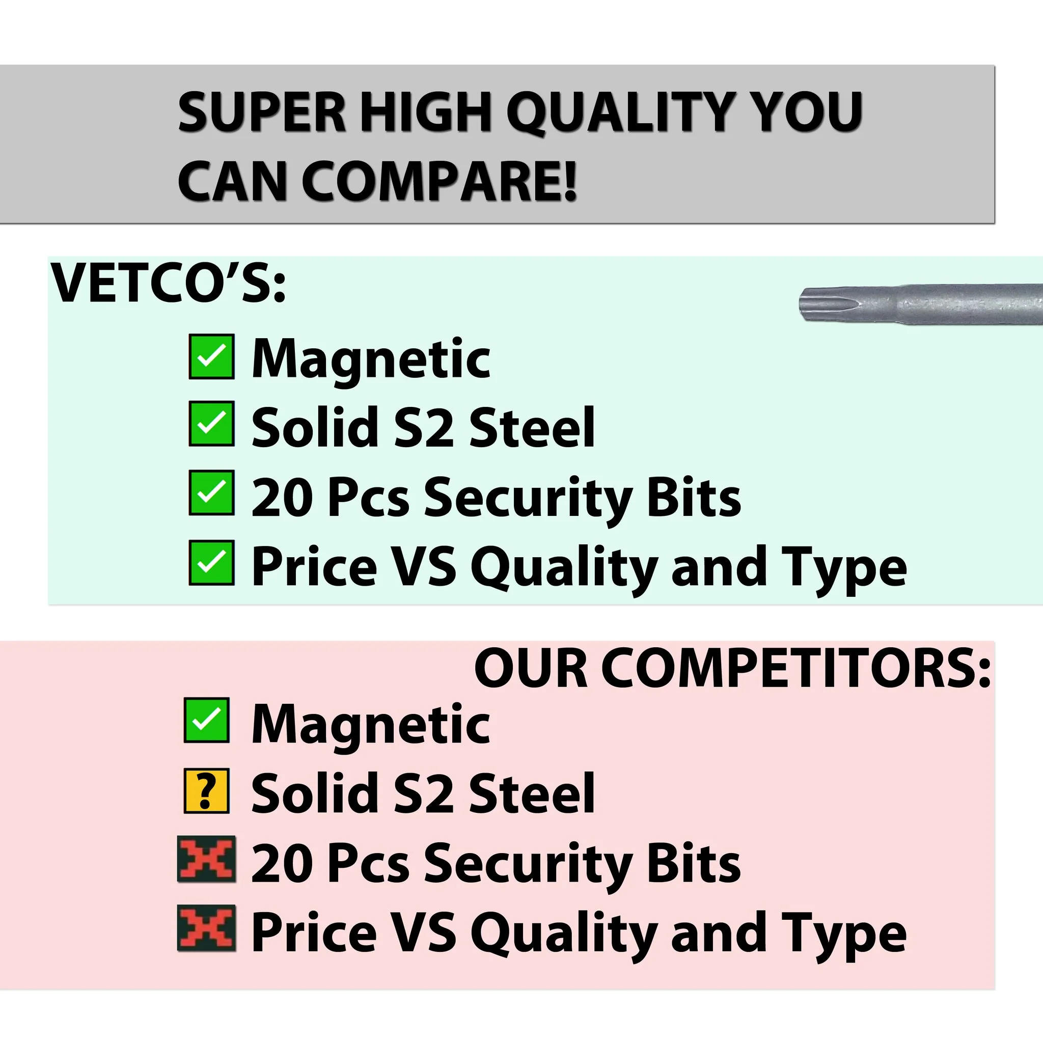 Security Torx Bit Sets (20-piece) - Image 5