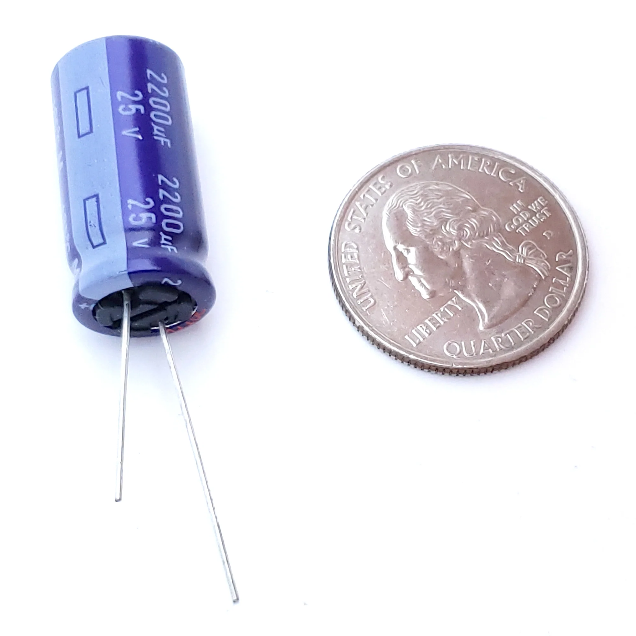 2200uF 25 Volt Electrolytic Capacitor - Image 2