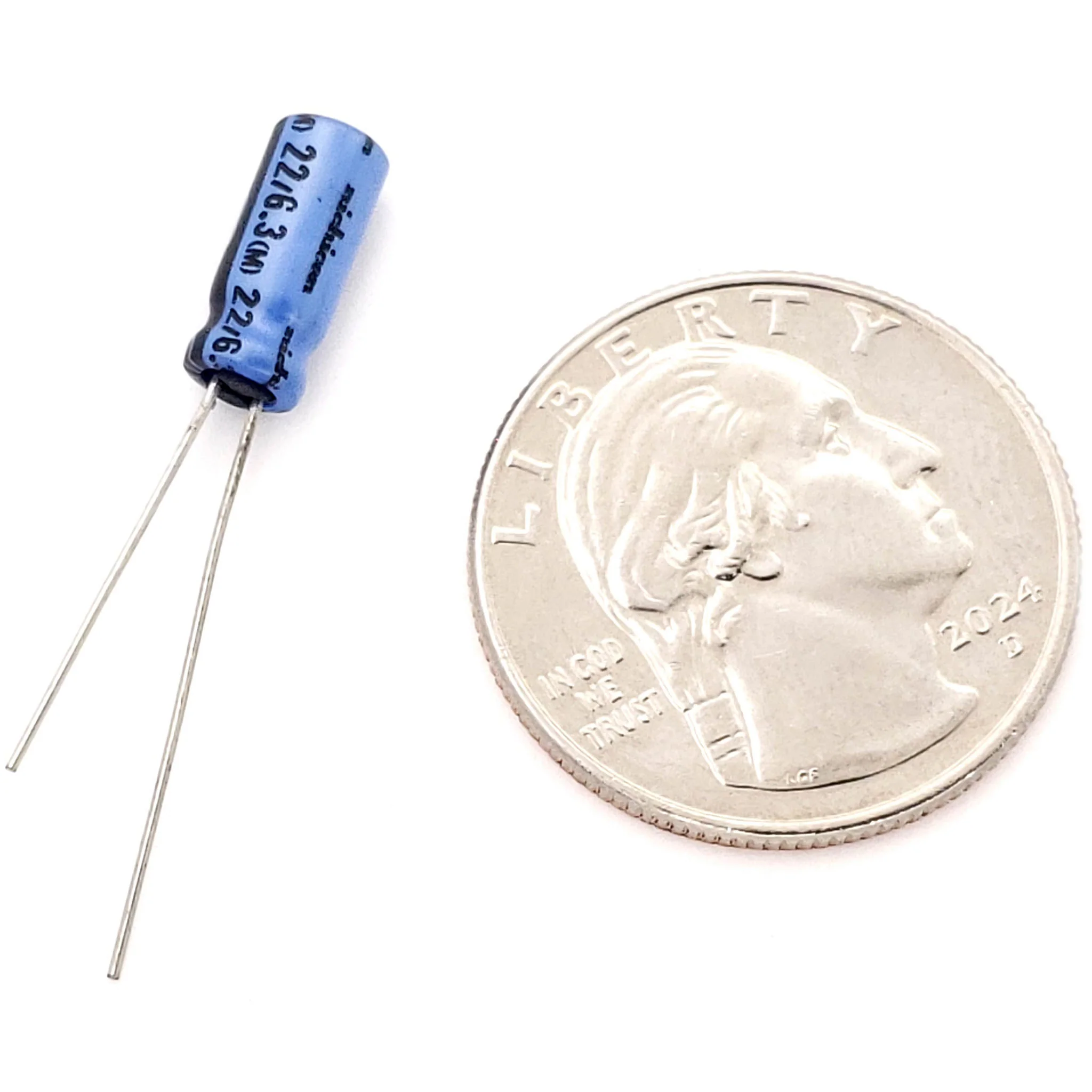22uF 6.3 Volt Electrolytic Capacitor - Image 2