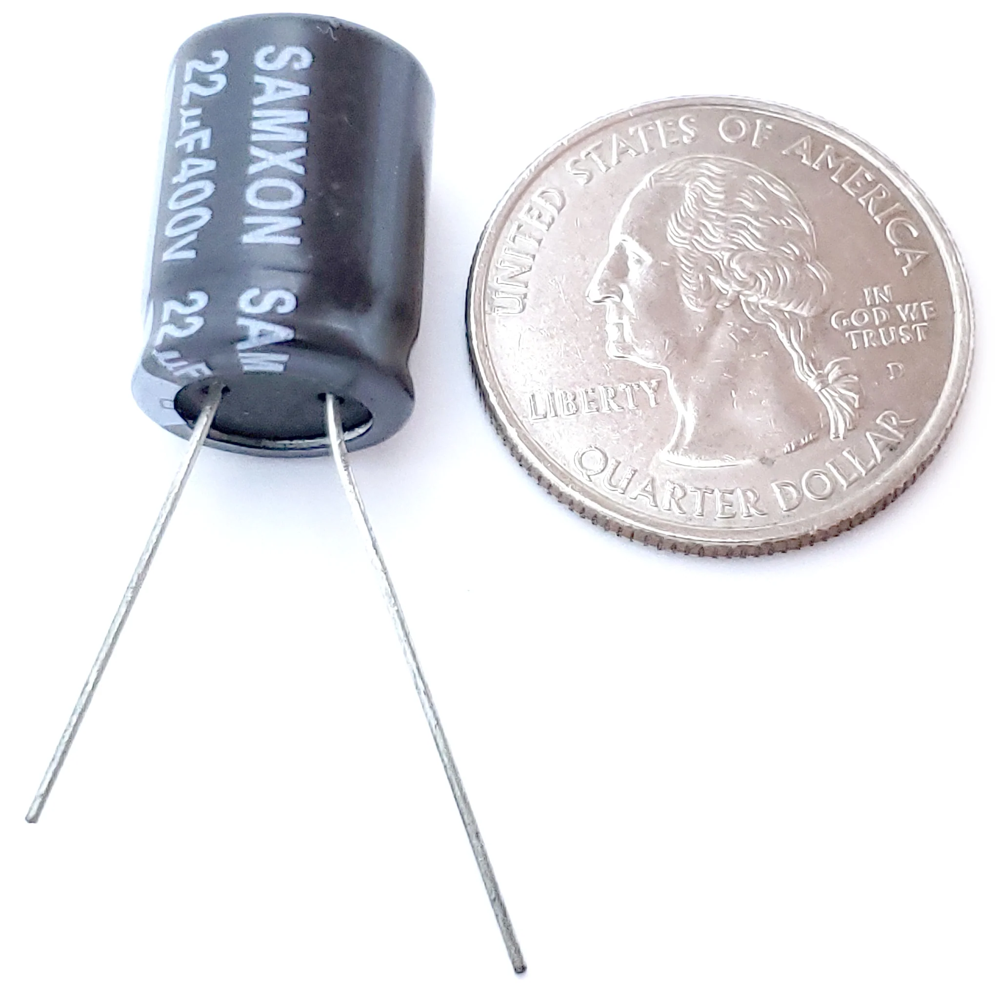 22uF 400 Volt Electrolytic Capacitor - Image 2