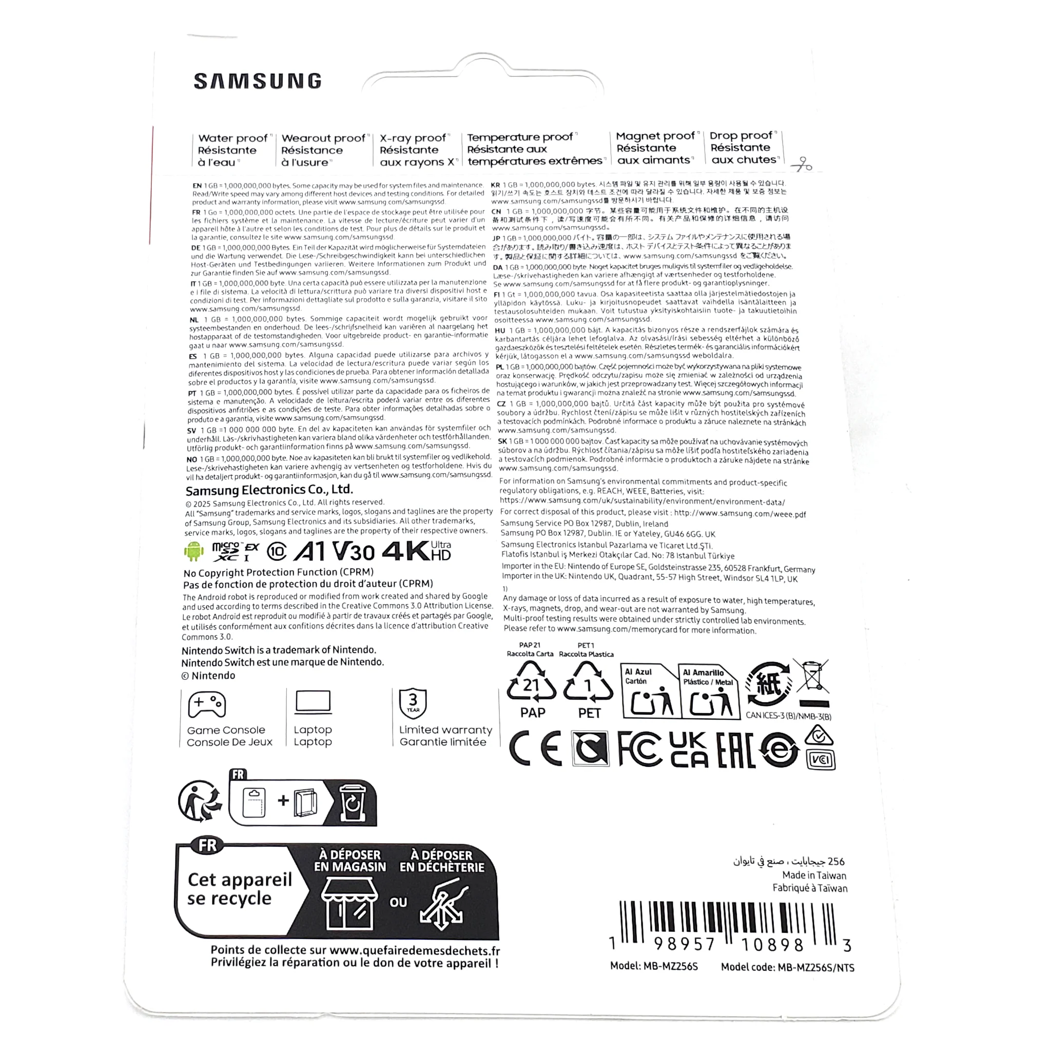 256GB Samsung Nintendo Switch 2 SD Express Card - Image 3