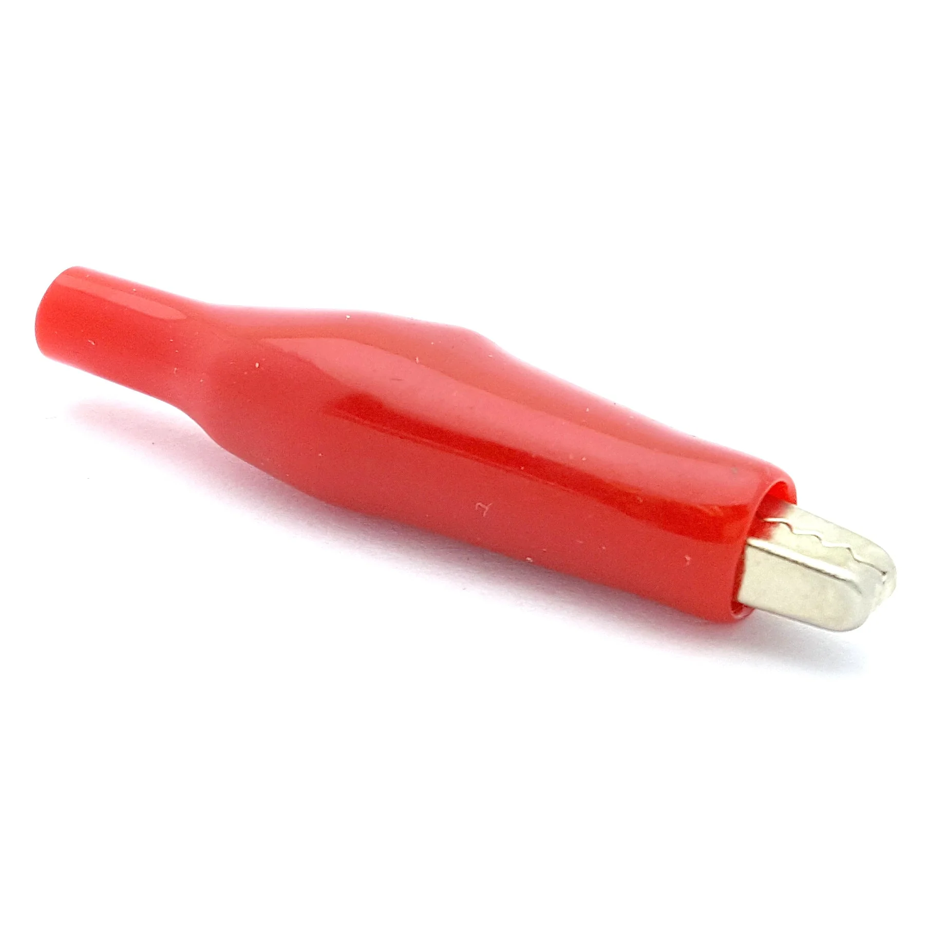 ALLIGATOR CLIPS with Plastic Boots, Medium, Red 269RD - Image 2