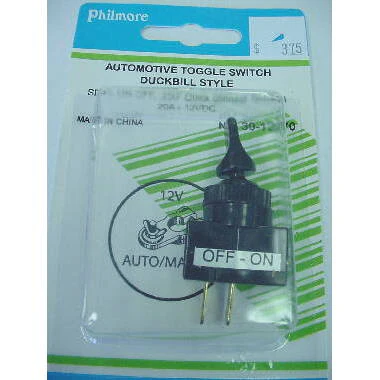 SPST Toggle Switch Duckbill Handle  20A