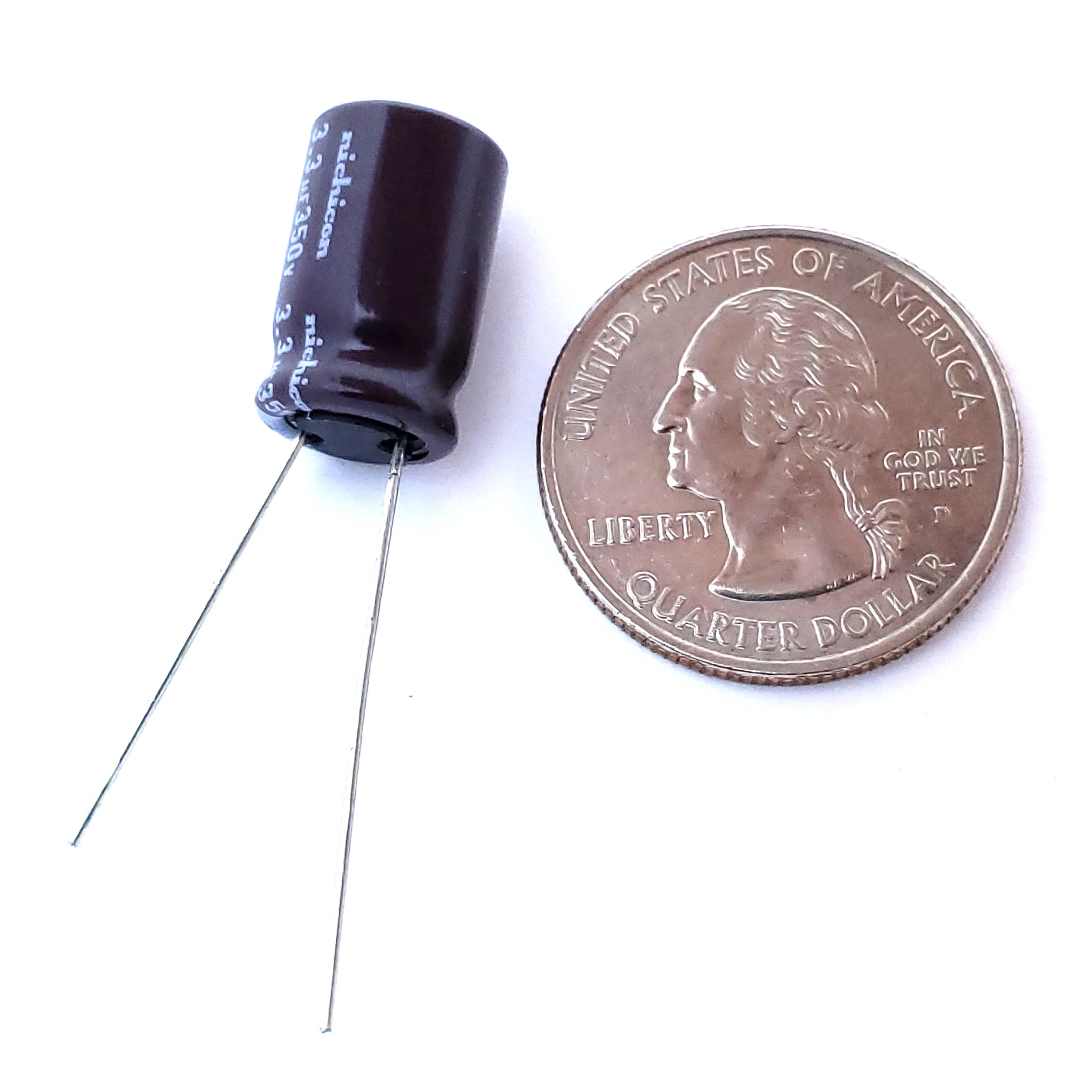 3.3uF 350 Volt Electrolytic Capacitor - Image 2