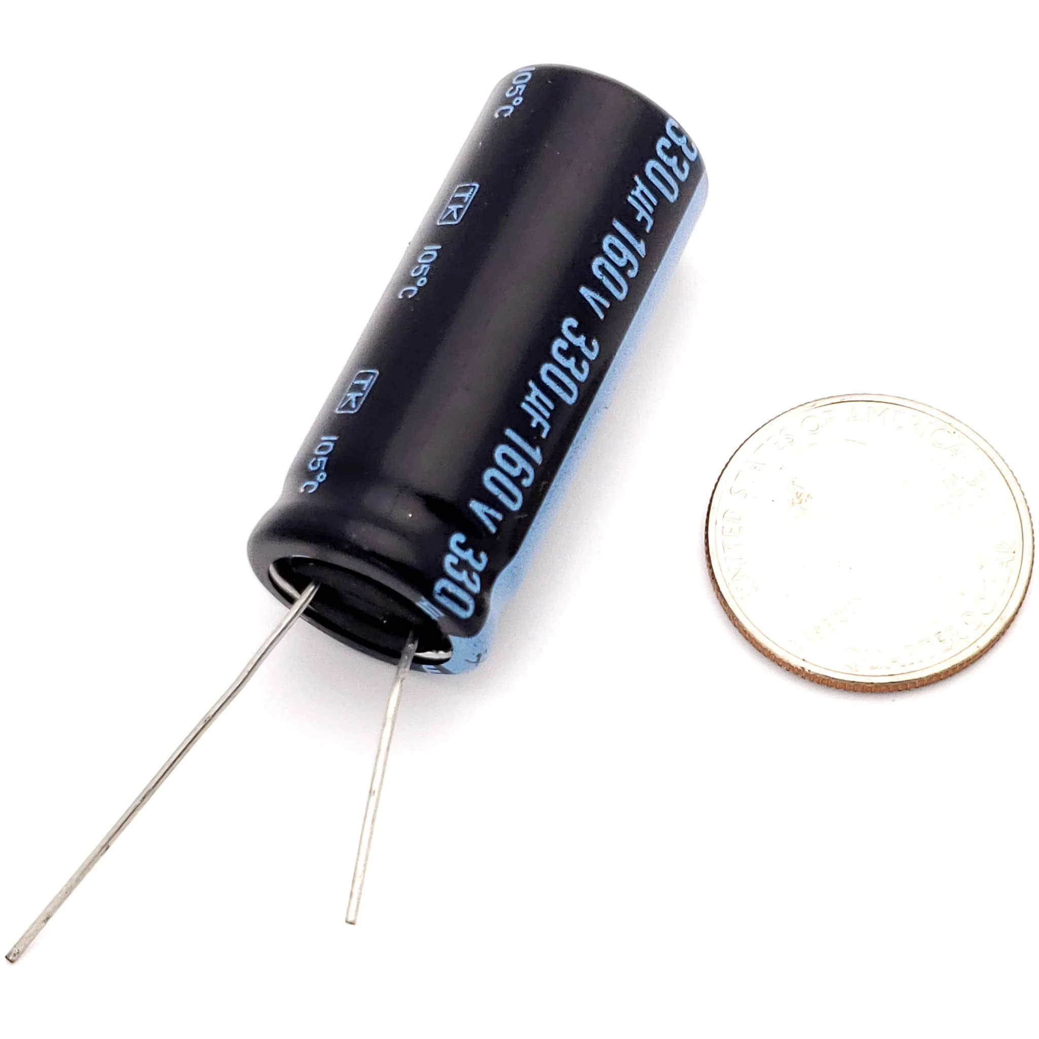 330uF 160 Volt Electrolytic Capacitor - Image 2