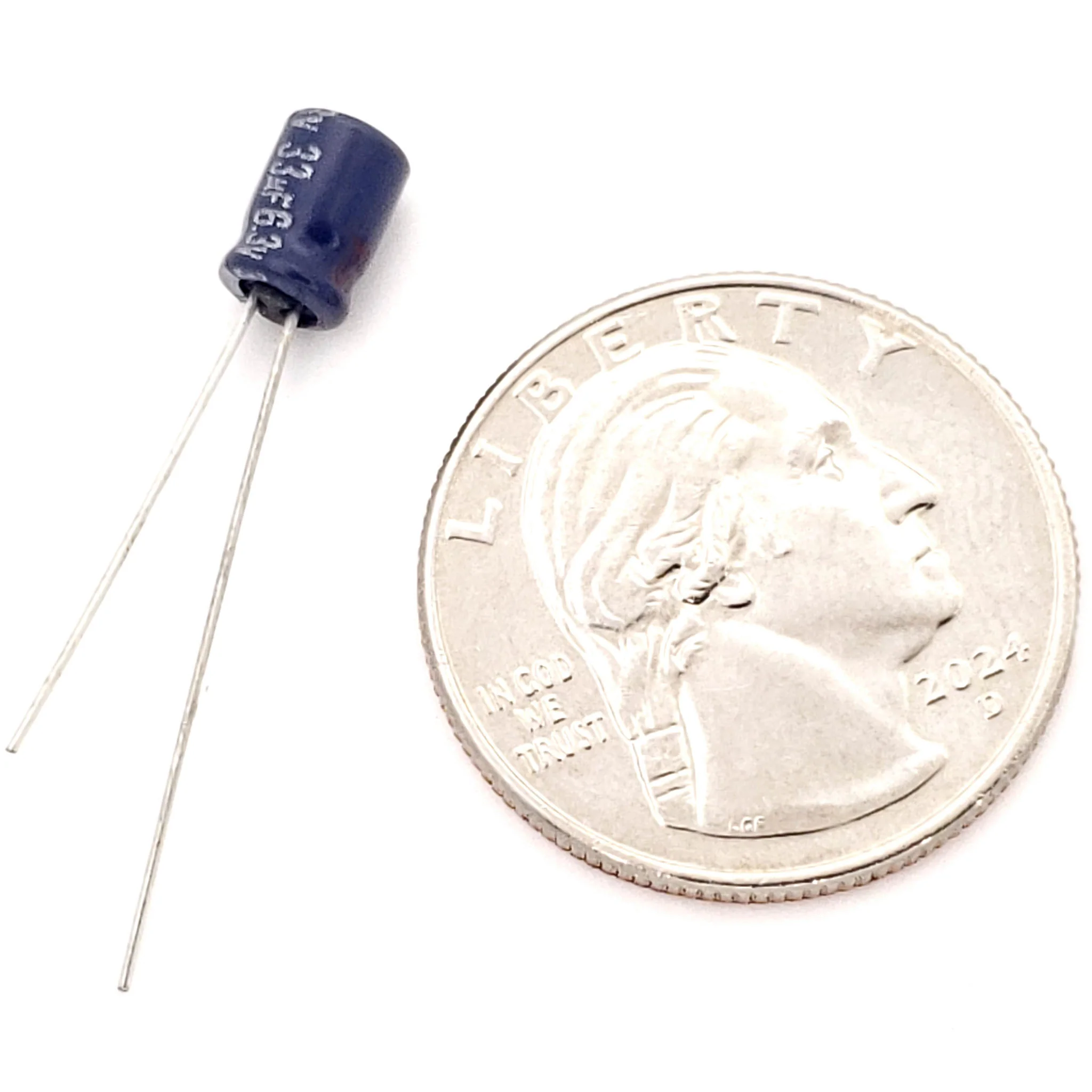 33uF 6.3 Volt Electrolytic Capacitor - Image 2