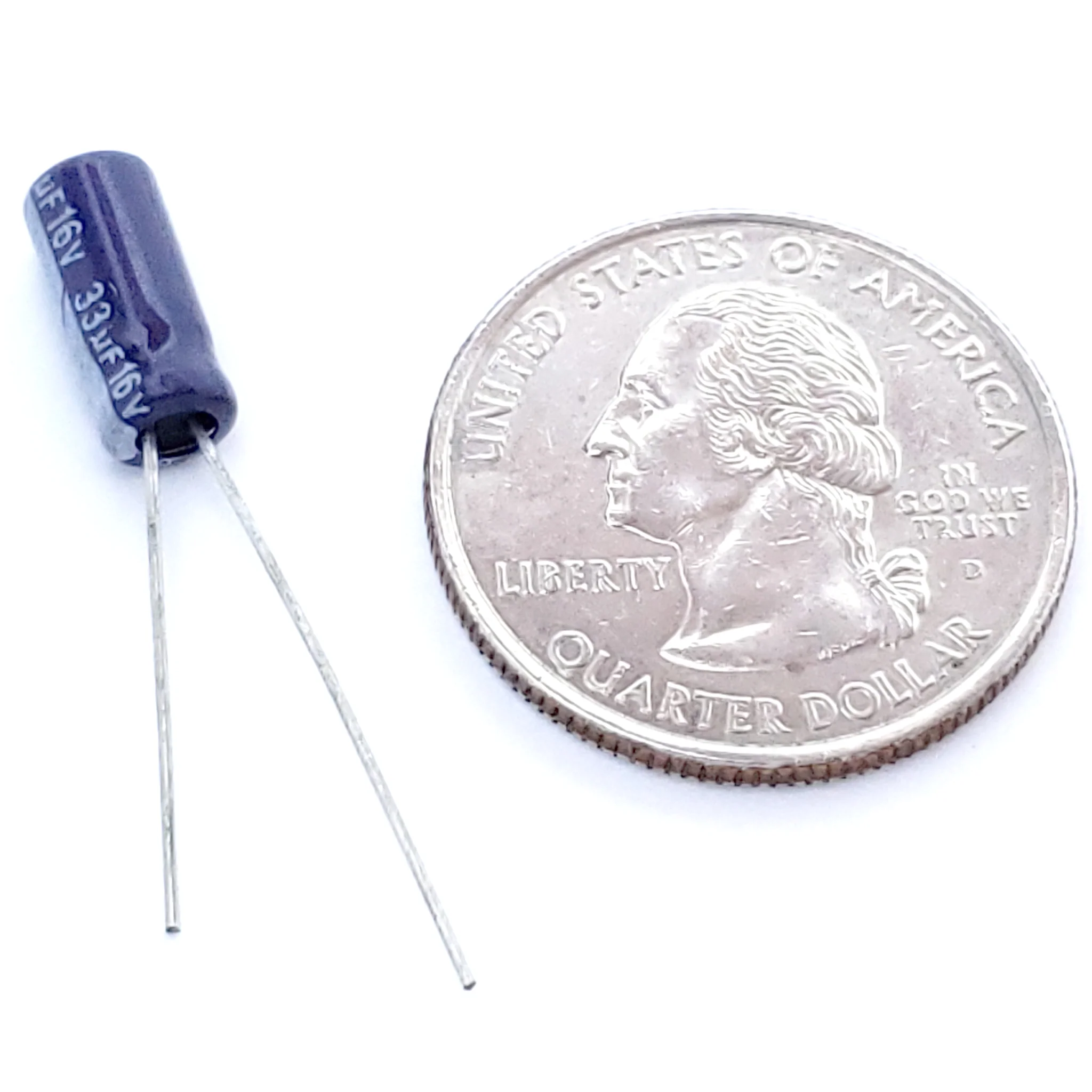 33uF 16 Volt Electrolytic Capacitor - Image 2