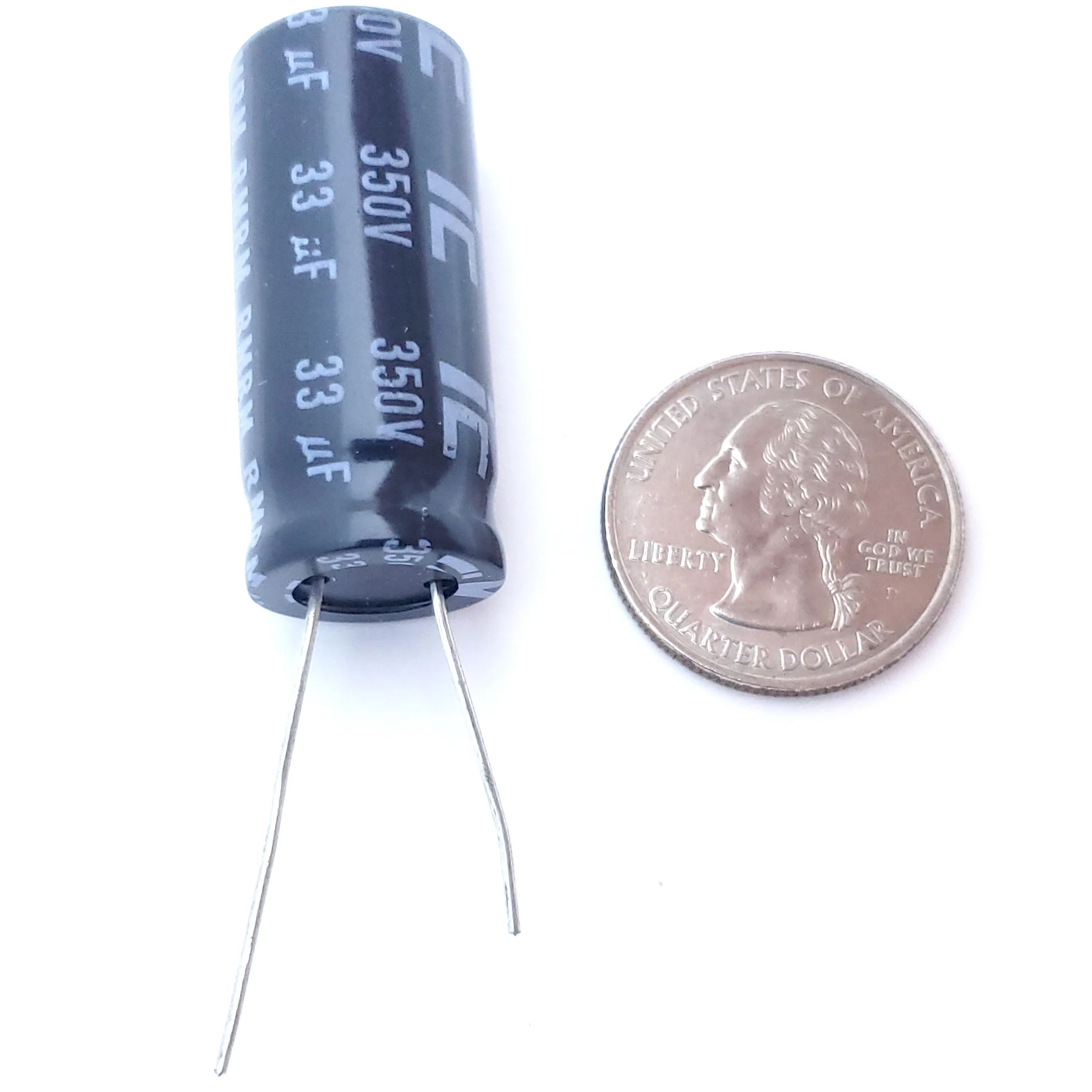 33uF 350 Volt Electrolytic Capacitor - Image 2