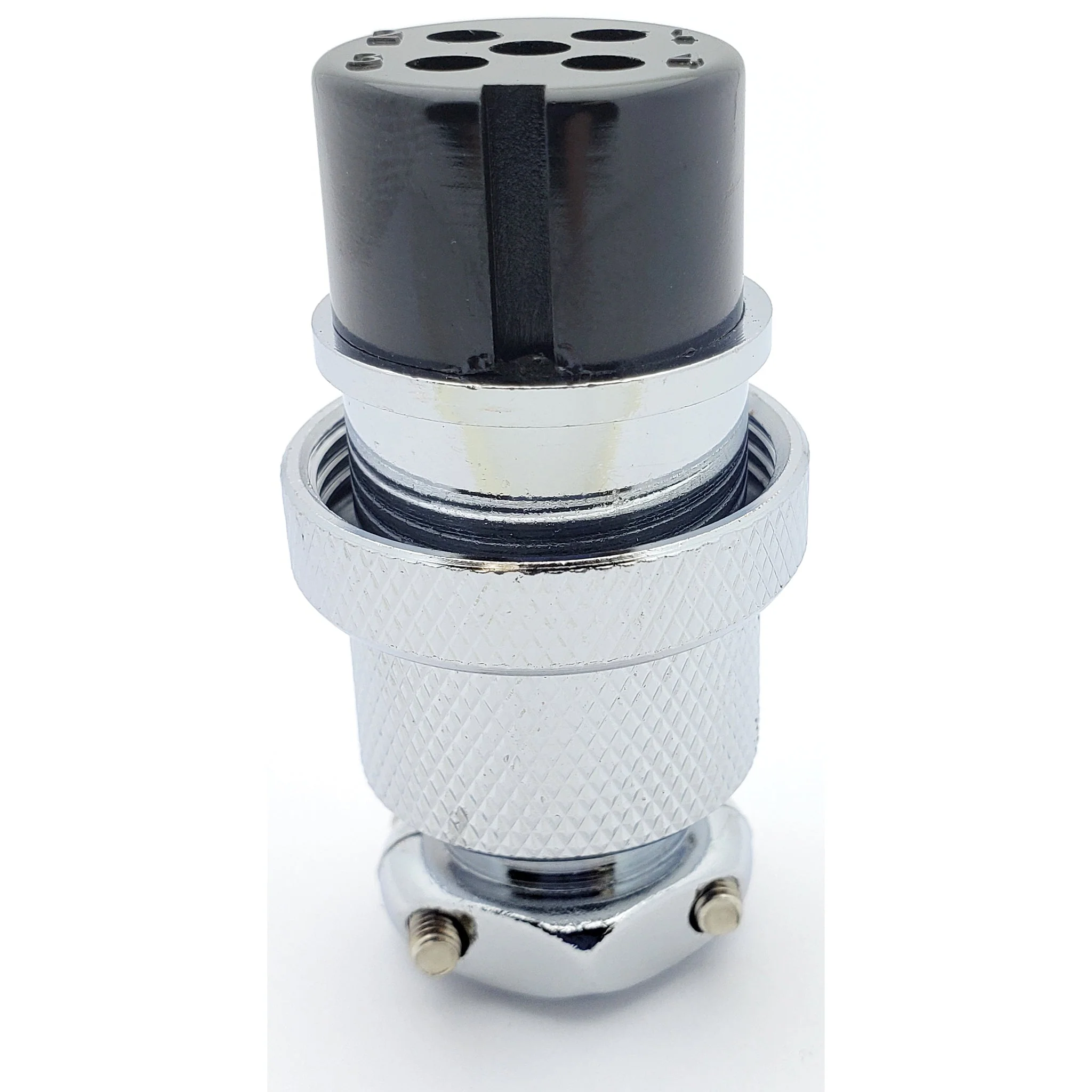 4 Pin Mic Connector Male/Female Pair - Extra Large - 20A 300V HEAVY DUTY GX25 - Image 3