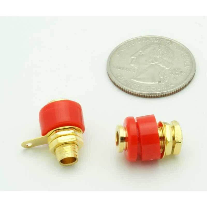 Red Banana Jack - Panel Mount - Gold - Image 3