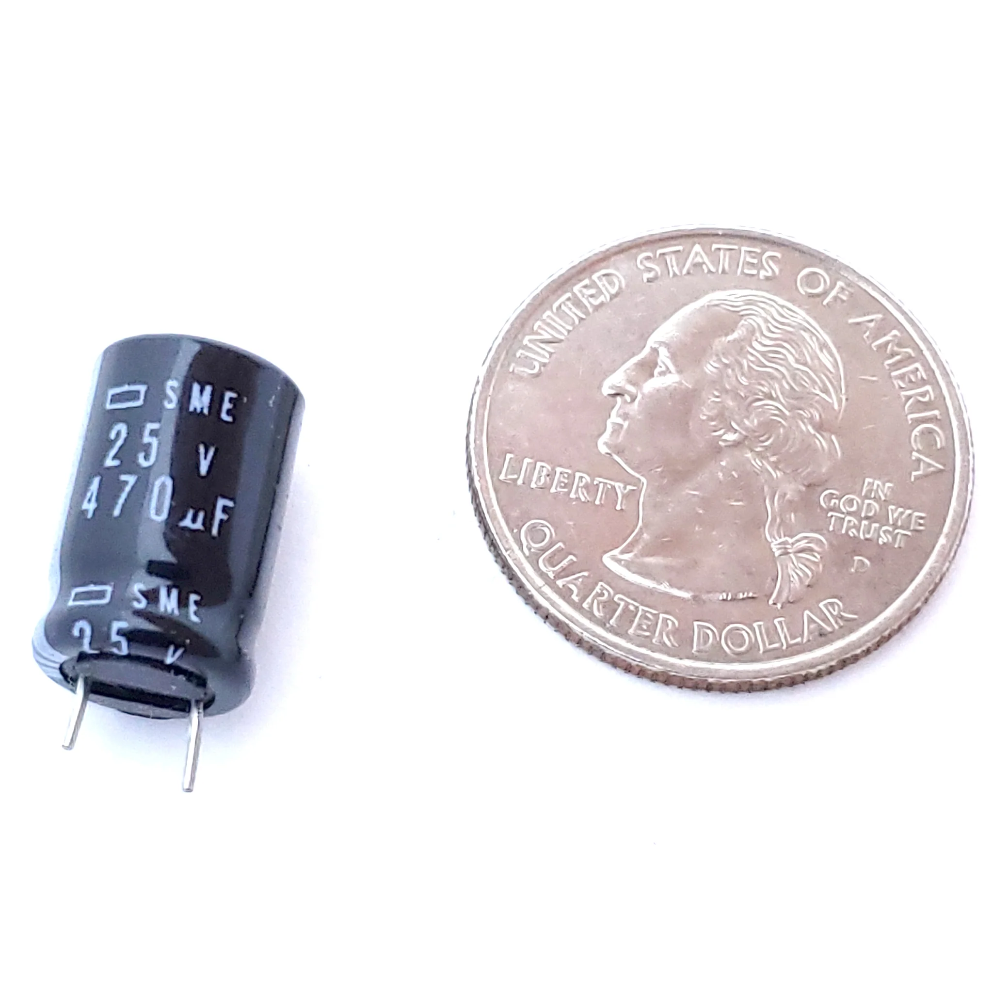 470uF 25 Volt Electrolytic Capacitor - Image 2