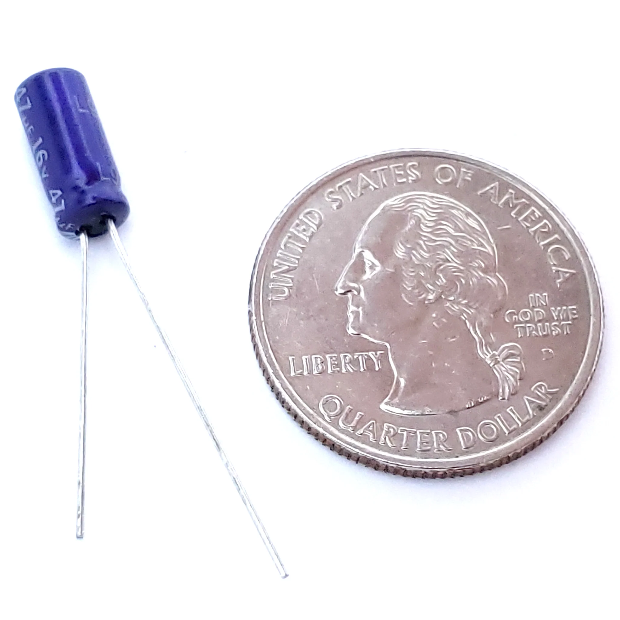 47uF 16 Volt Electrolytic Capacitor - Image 2