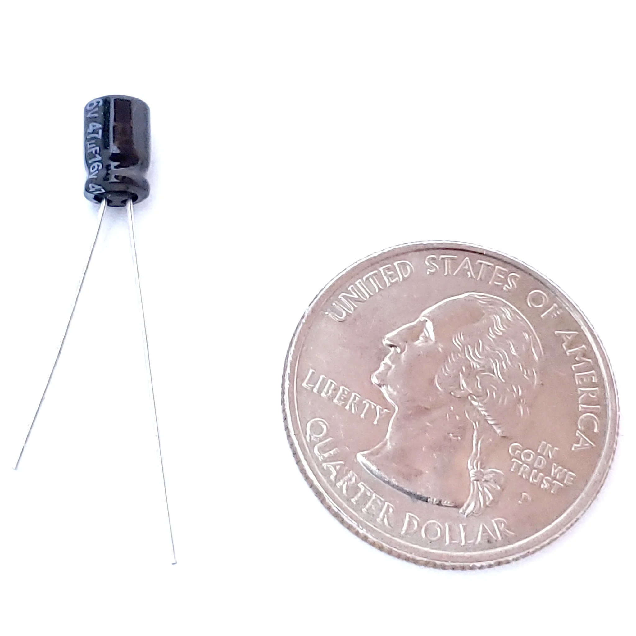 47uF 25 Volt Electrolytic Capacitor - Image 2