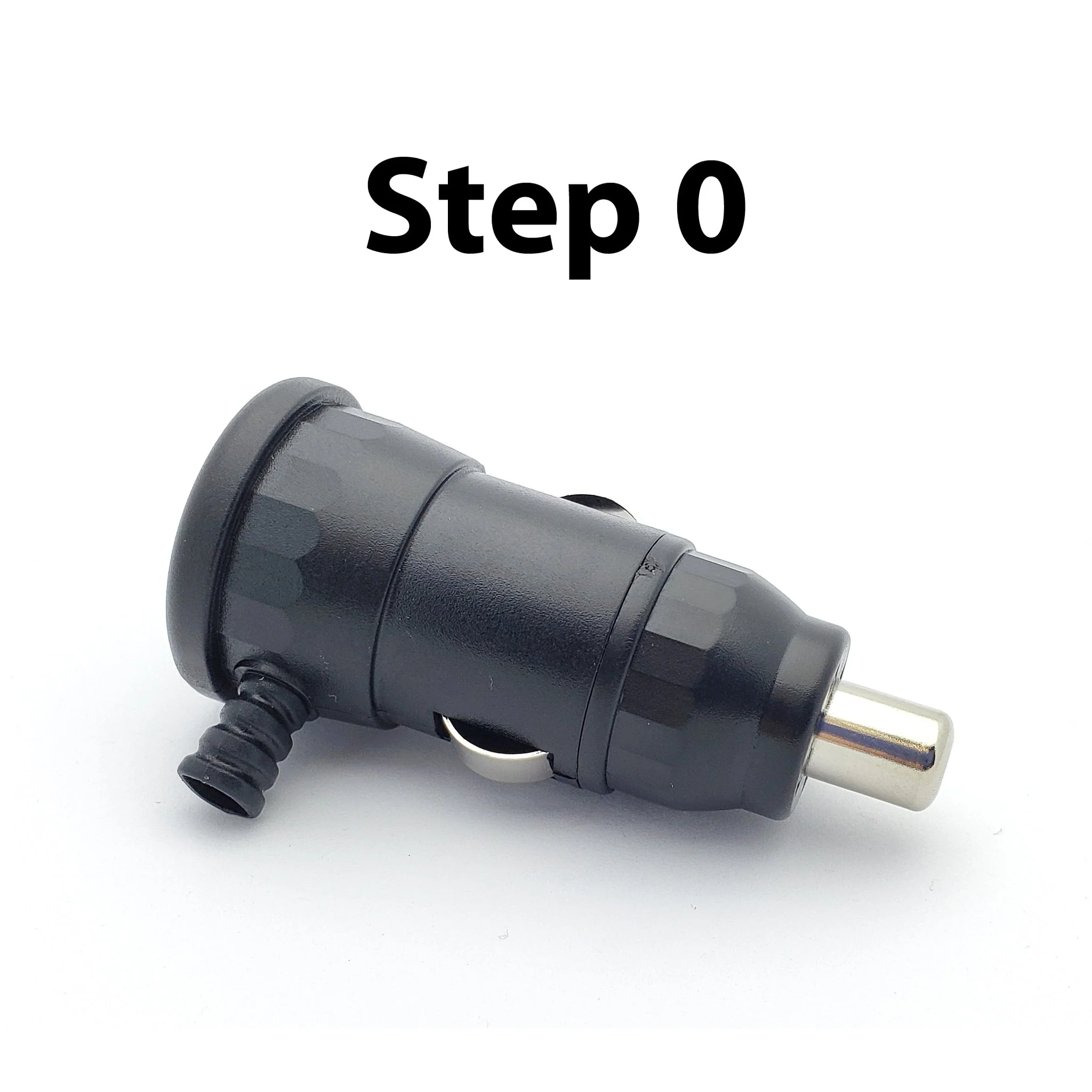 Right Angle Cigarette Lighter Plug w/8A Fuse - Image 3
