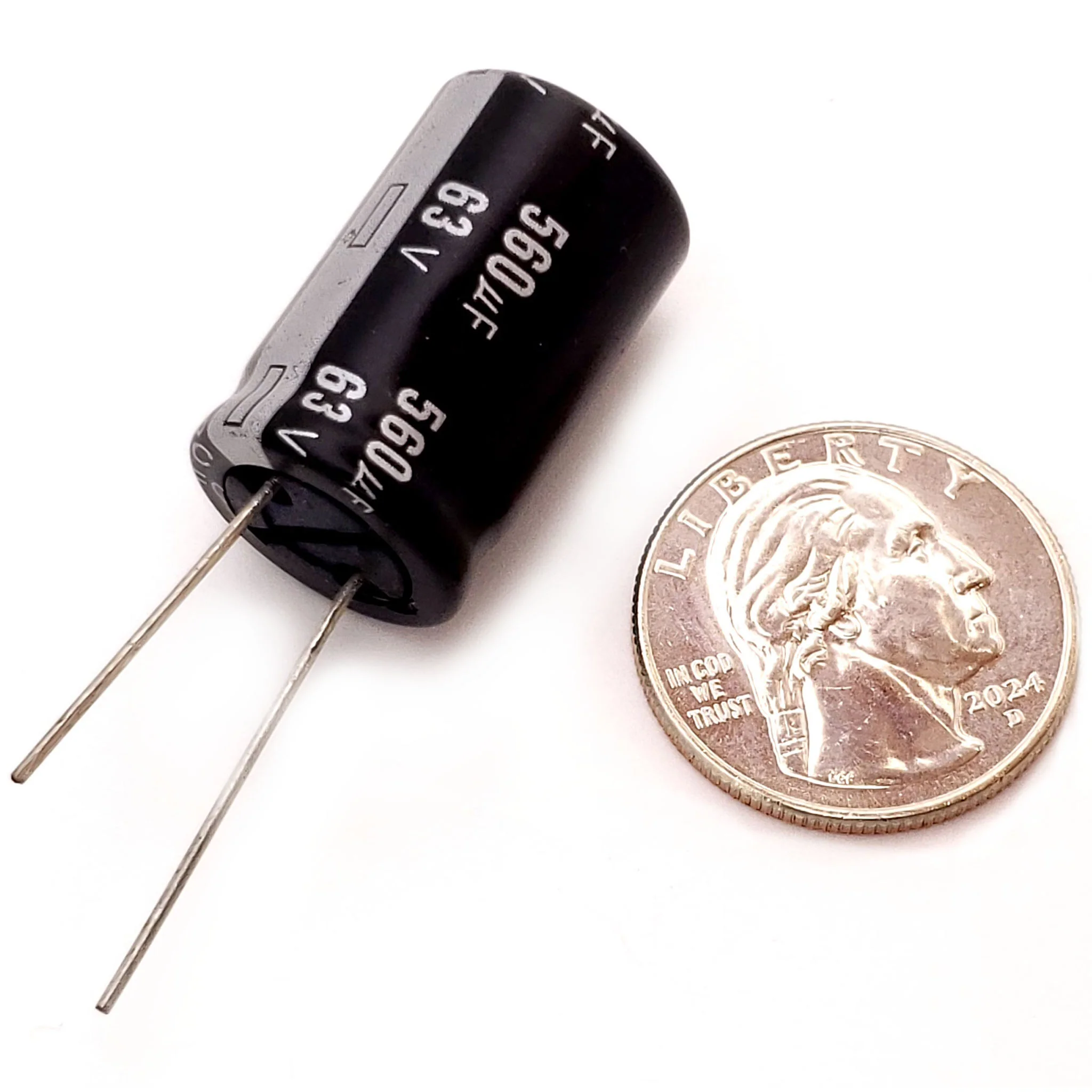 560uF 63 Volt Electrolytic Capacitor - Image 2
