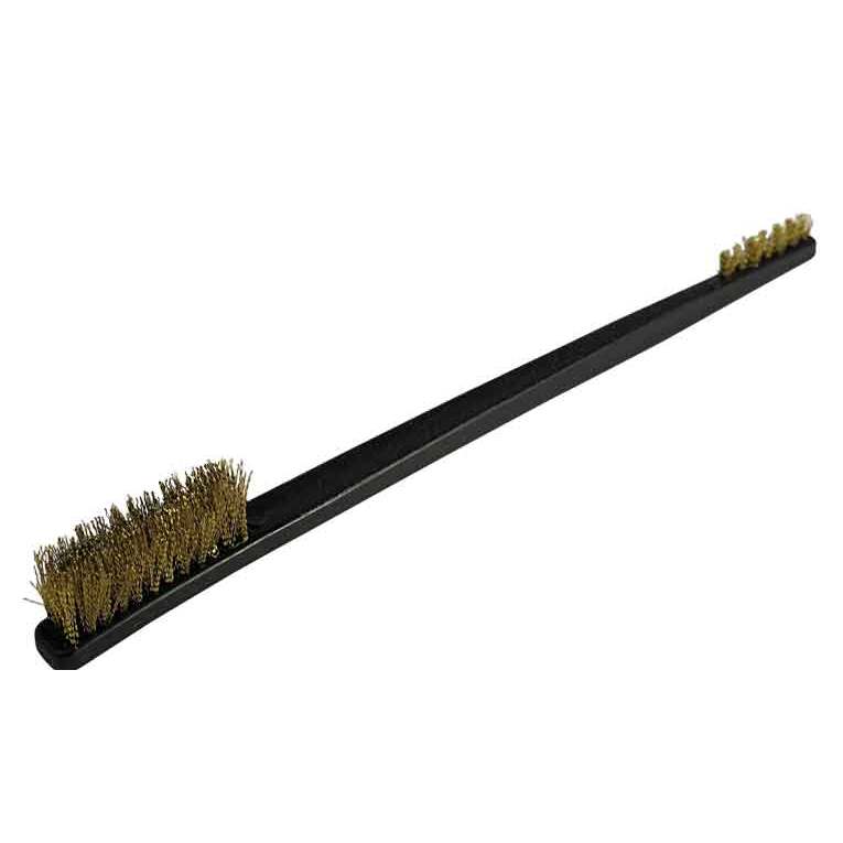 7" Double Ended Metal Bristle Gun Cleaning Brush - Comes in Copper, Brass, Steel - Image 3