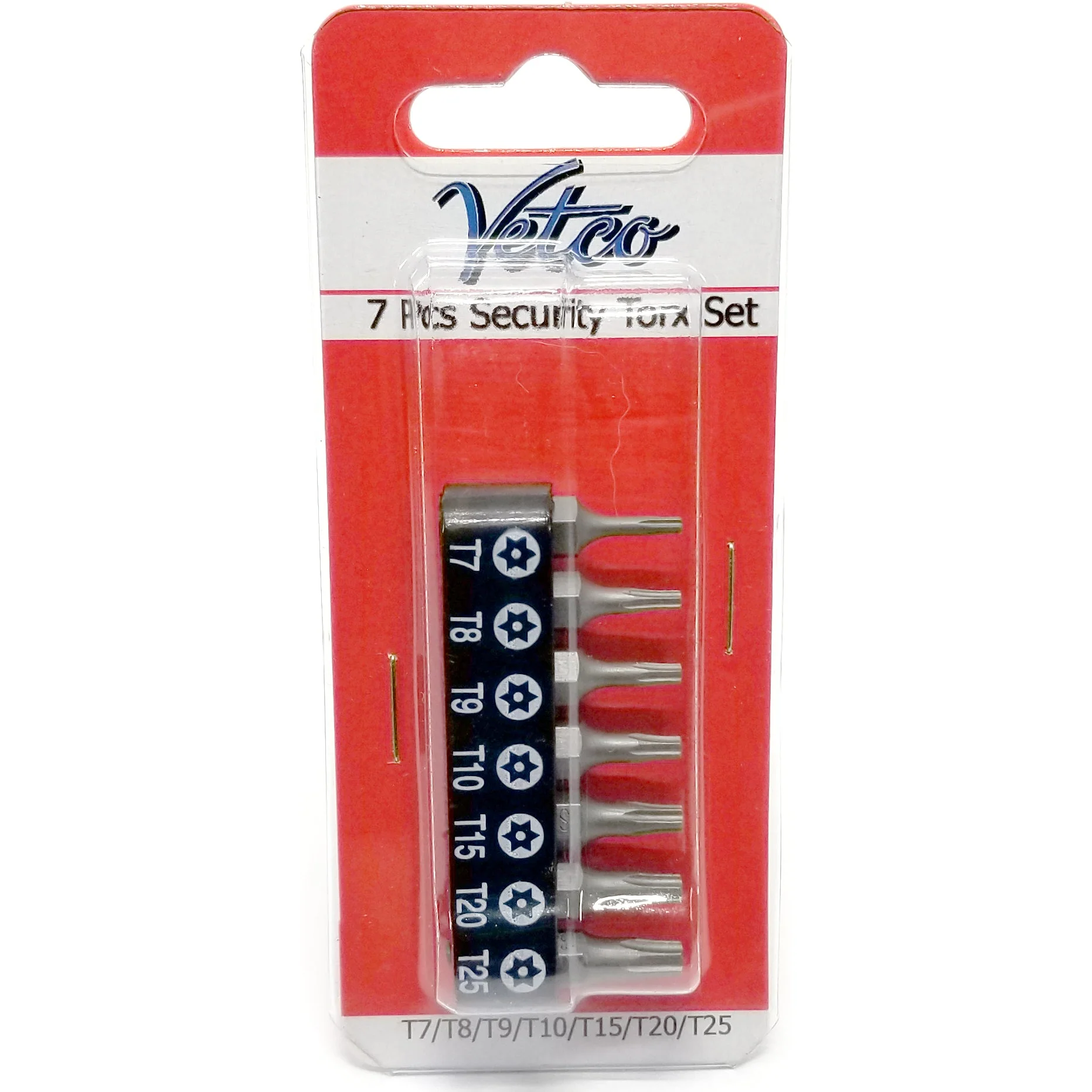7 Piece Security Torx Bit Set (T7 - T25) - Image 6