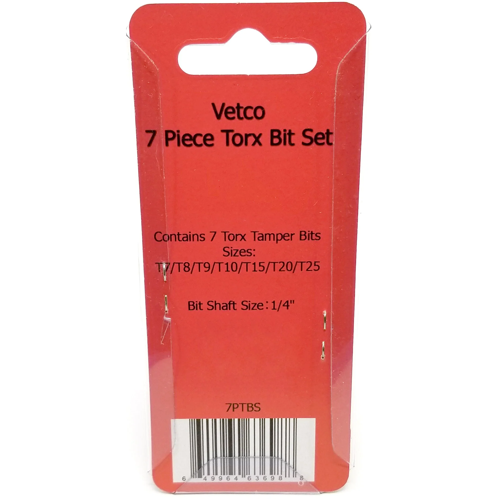 7 Piece Security Torx Bit Set (T7 - T25) - Image 7