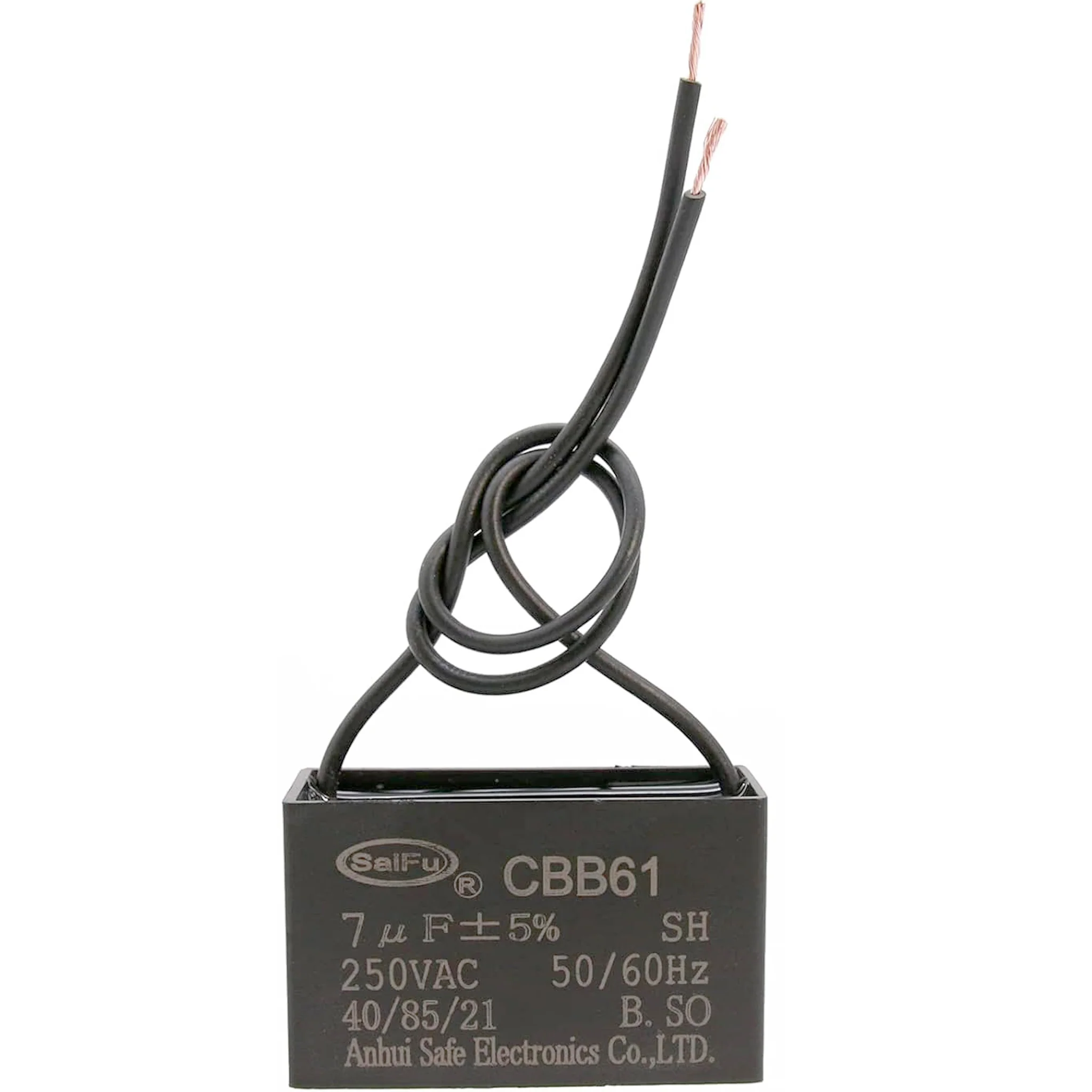 7uF 250V AC Motor Start Capacitor (7 MFD) (Rectangle Case)