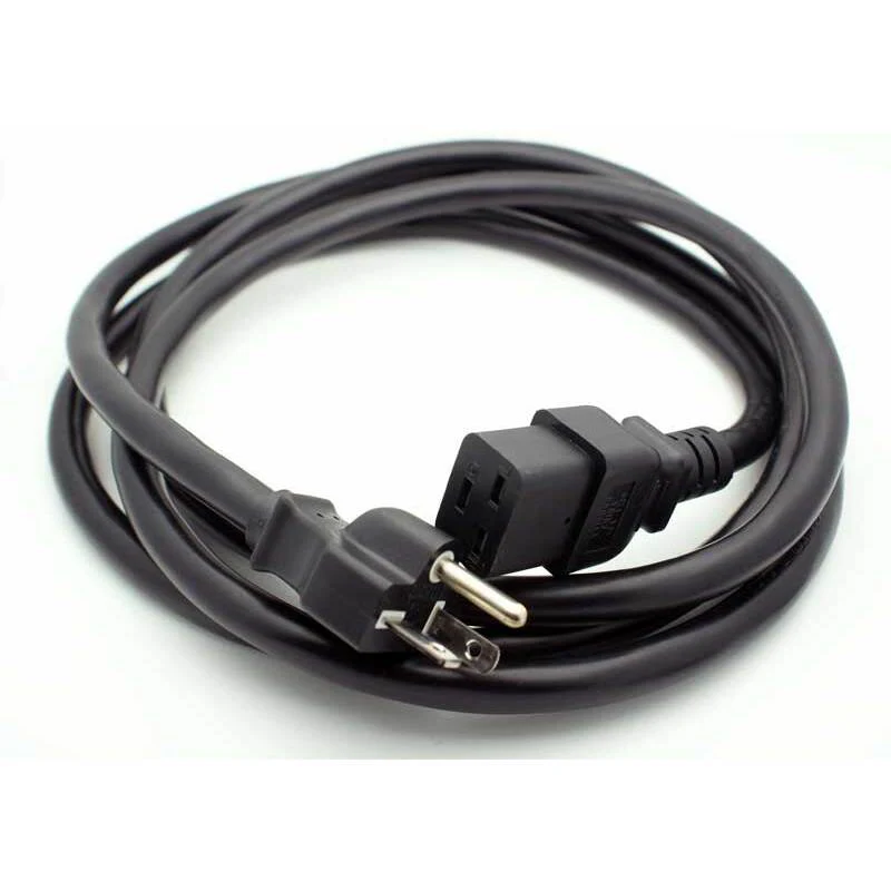 10' IEC C19 to NEMA 5-20 Power Cord - 14/3