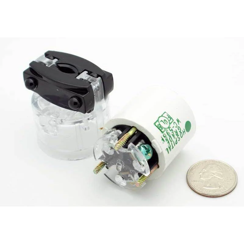 Hospital Grade Female Inline AC Plug - NEMA 5-15R - Image 4
