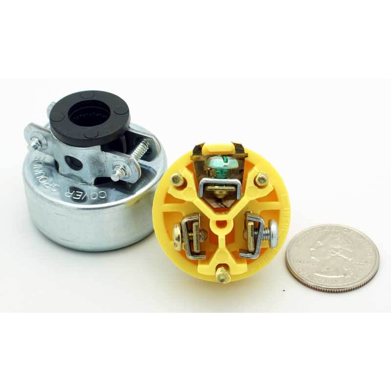 Armored Cable / MC Cable Male AC Plug - NEMA 5-15P - Image 4