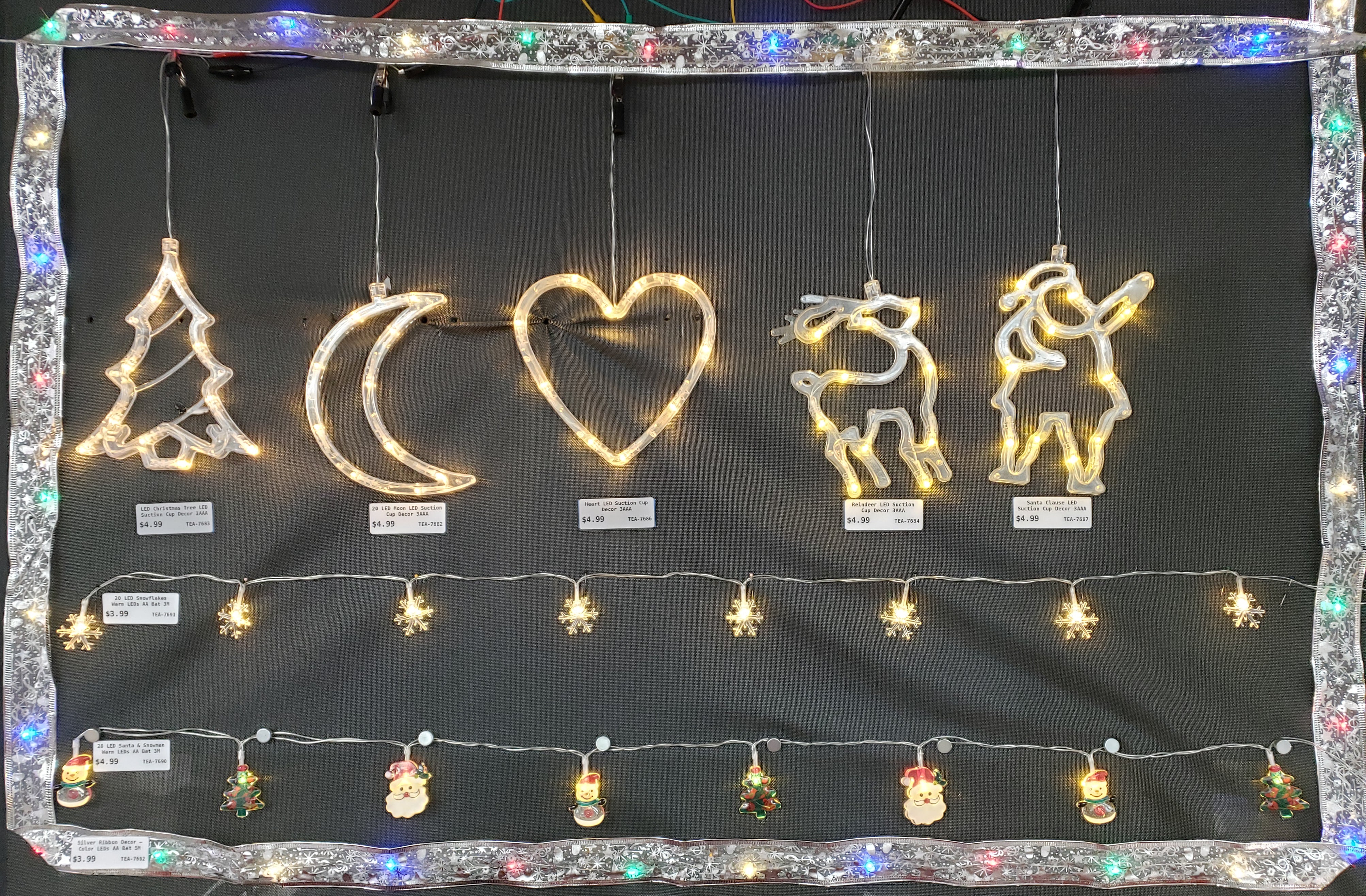 20 LED Moon Decoration Christmas Light - 3AAA Battery - Image 2