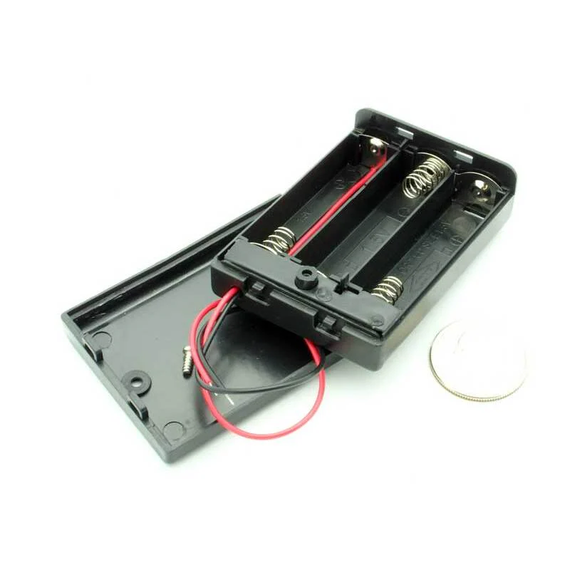 3 AA Enclosed Battery Holder W/Switch - Image 4