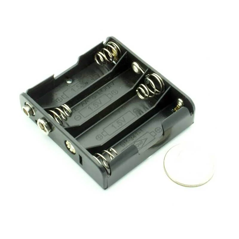 4 AA Battery Holder Flat style - Image 2