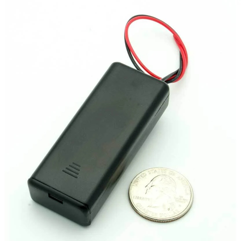 2 AAA Enclosed Battery Holder W/Switch - Image 3