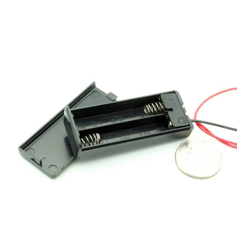 2 AAA Enclosed Battery Holder W/Switch - Image 4