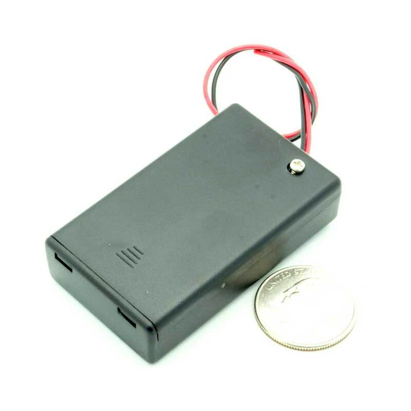 3 AAA Enclosed Battery Holder W/Switch - Image 3