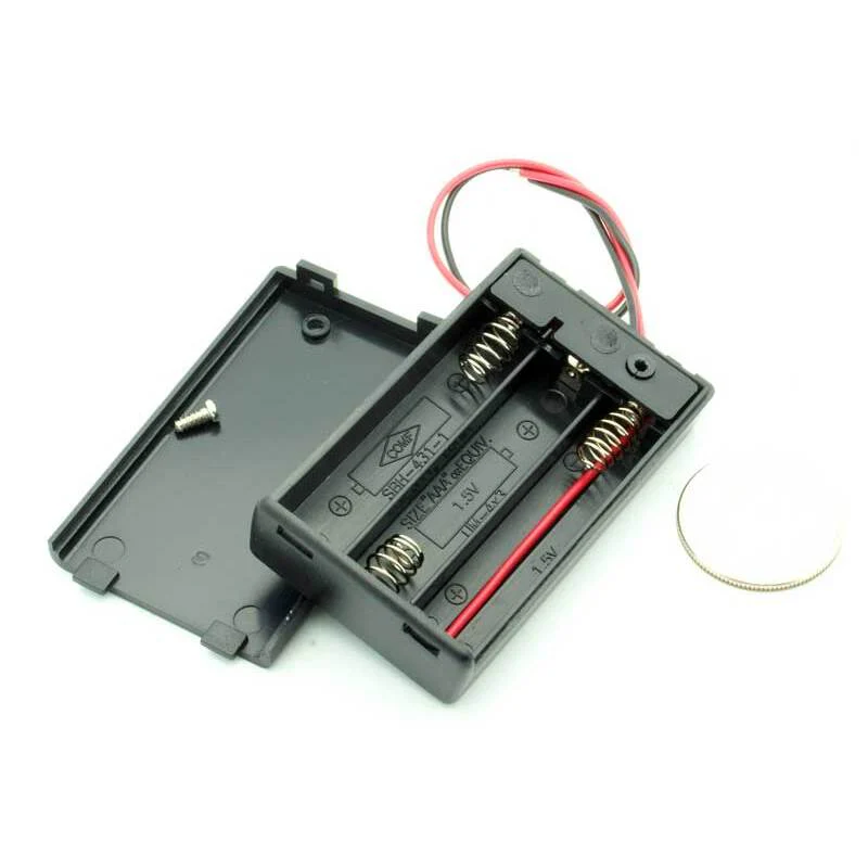 3 AAA Enclosed Battery Holder W/Switch - Image 4