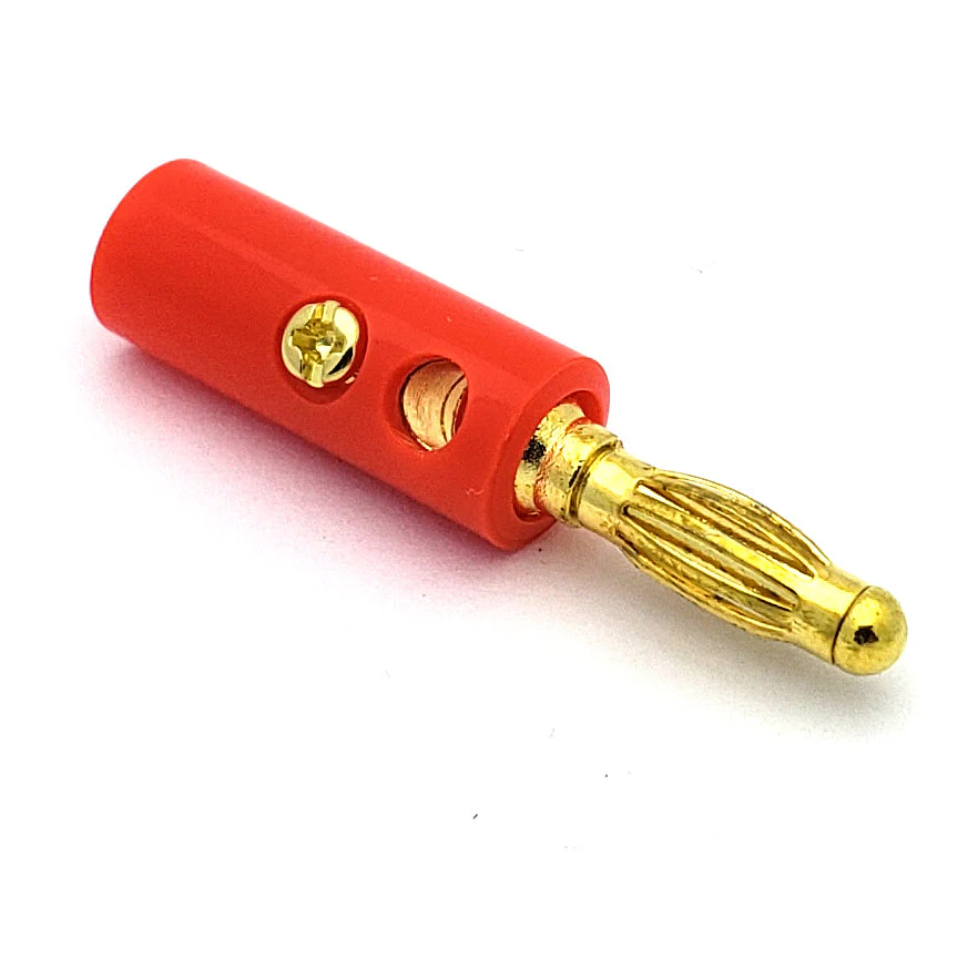 Plastic Banana Plug - Red