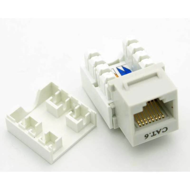 CAT-6 RJ-45 Keystone Jack - Gray
